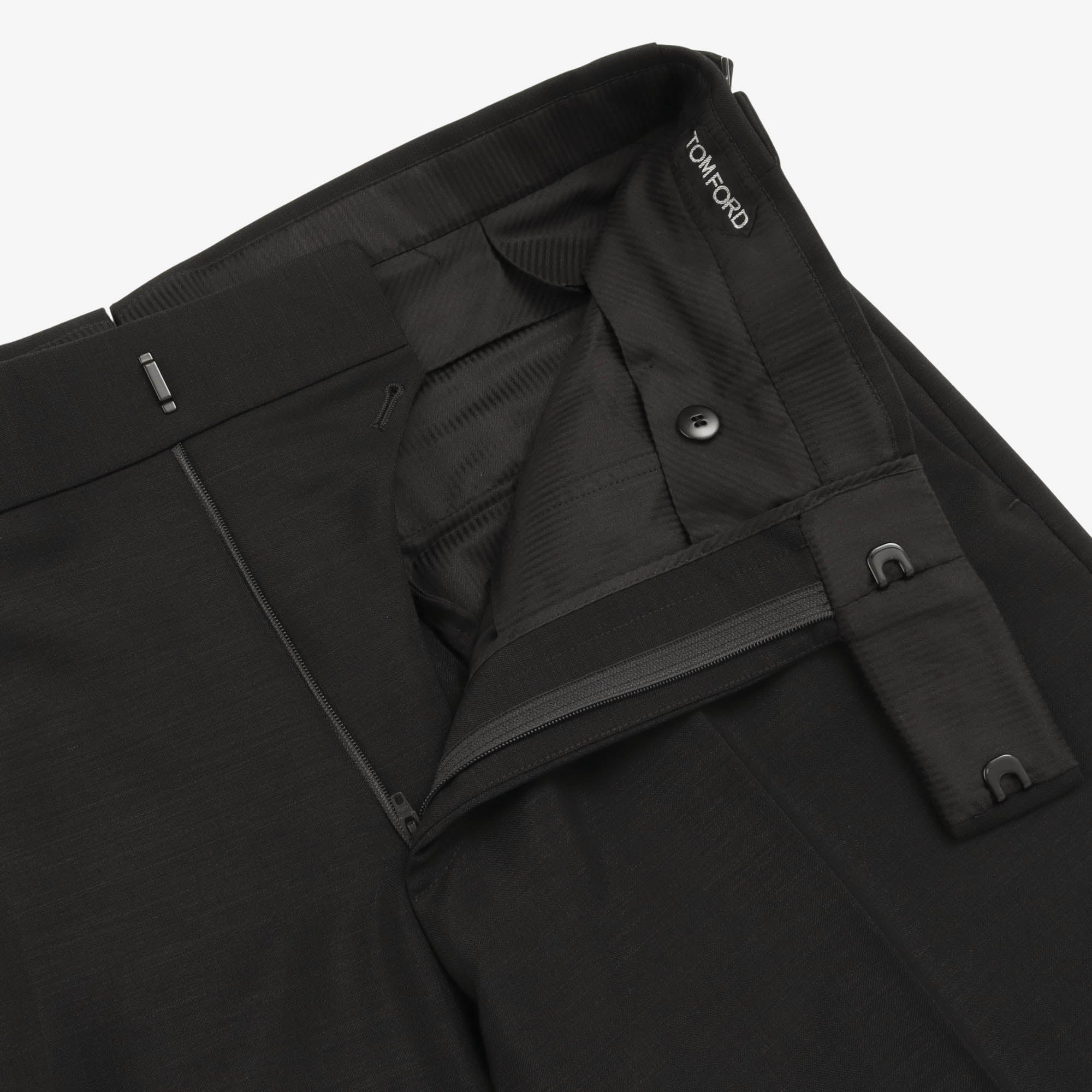 Mohair Pleated Trousers (36W X 31L)