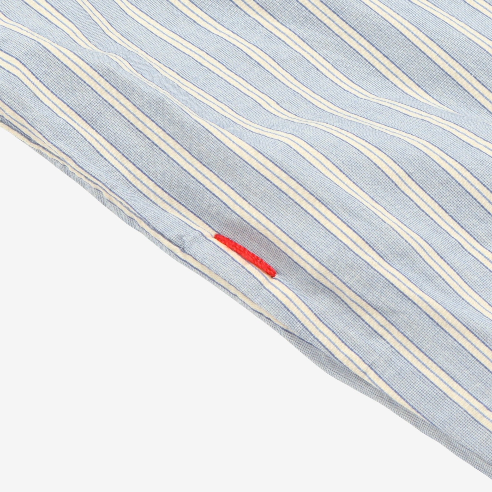 Band Collar Stripe Shirt