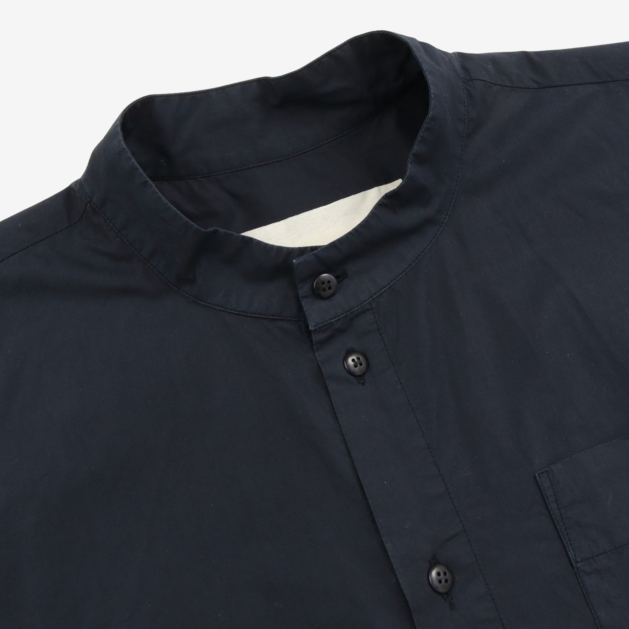 Band Collar Pocket Shirt