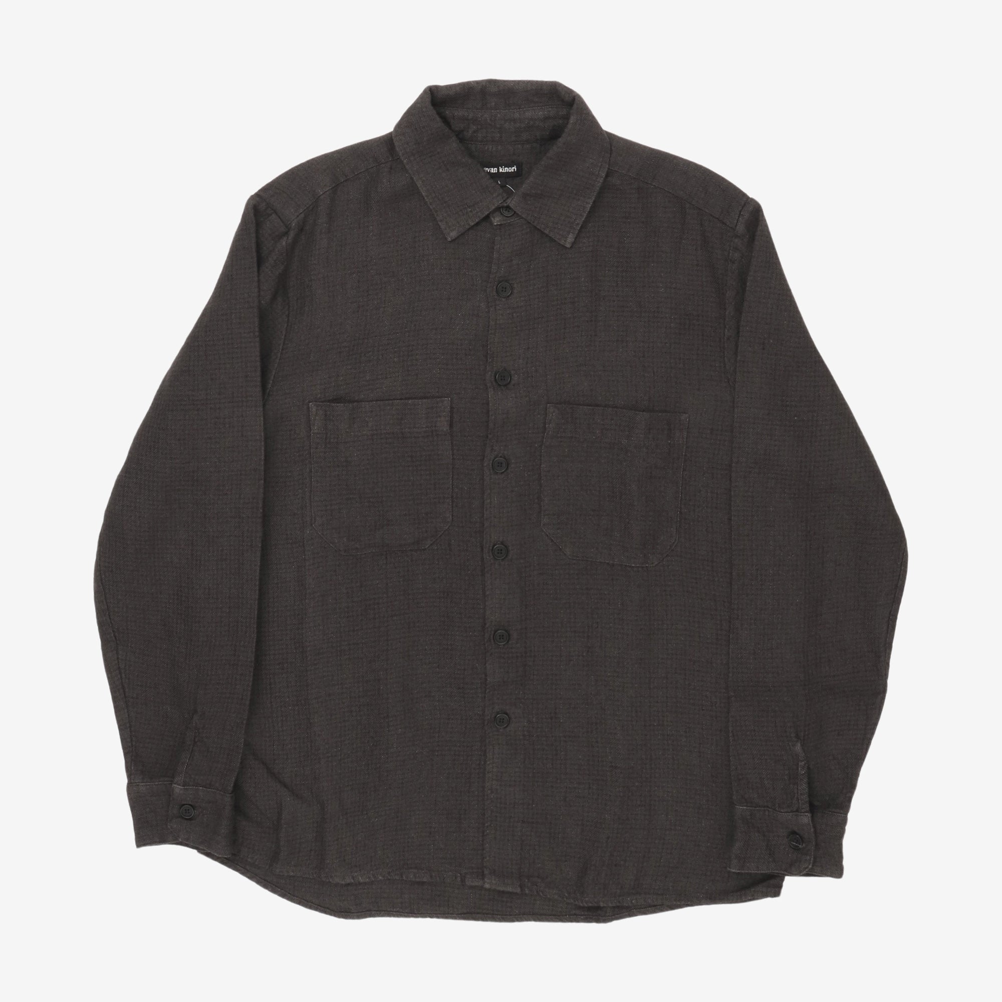 Linen Blend Two Pocket Shirt