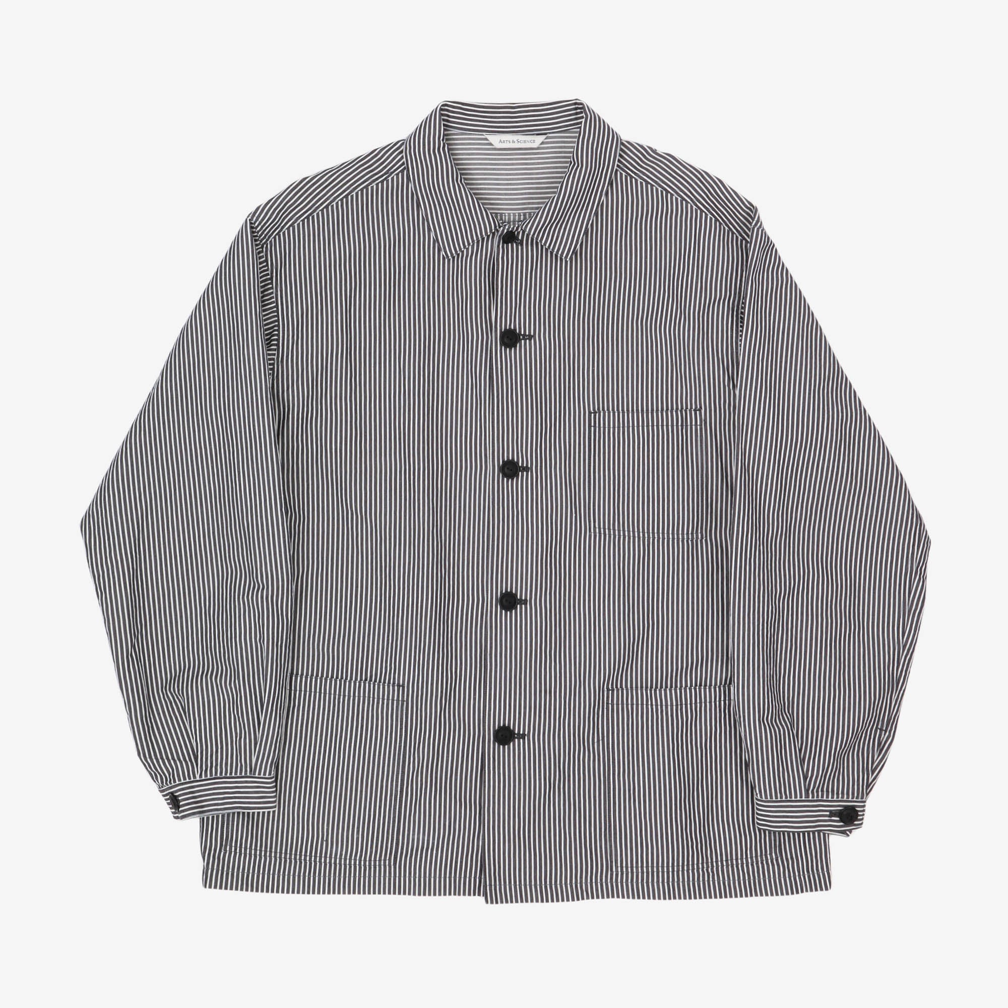 Fine Stripe Chore Jacket