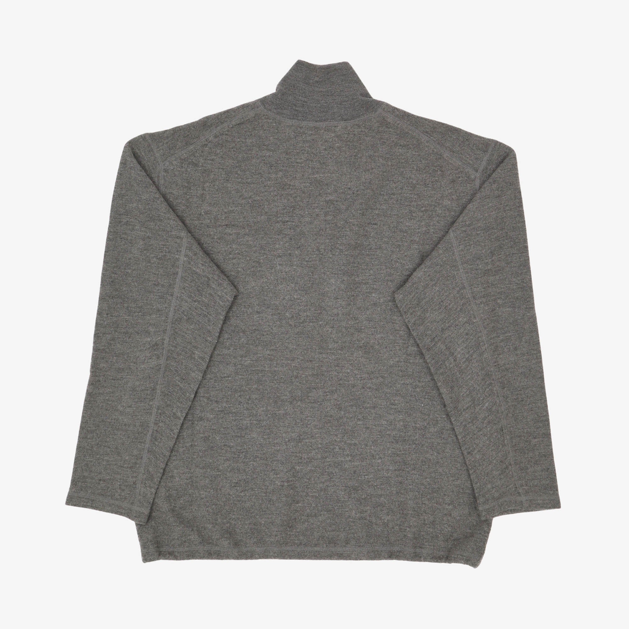 Milled Merino Half Zip Pullover