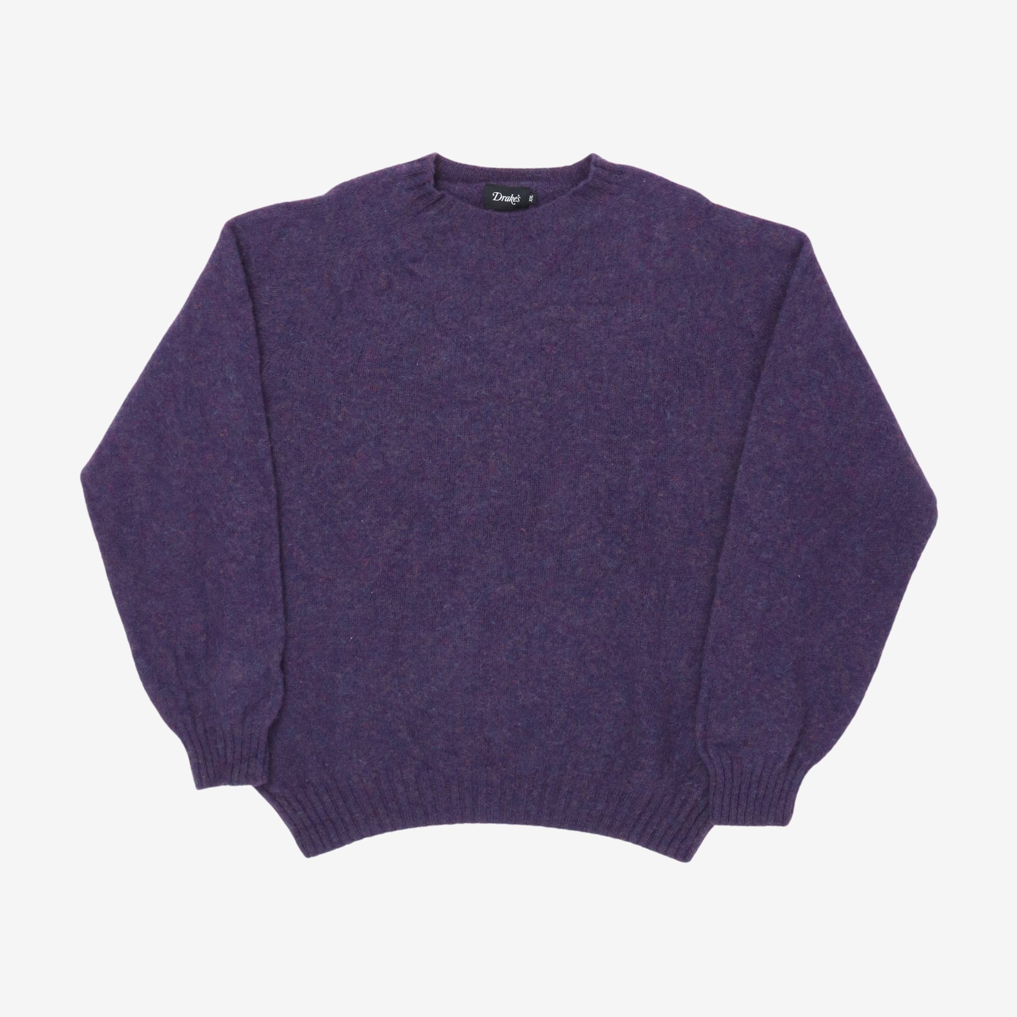 Brushed Shetland Crewneck Sweater