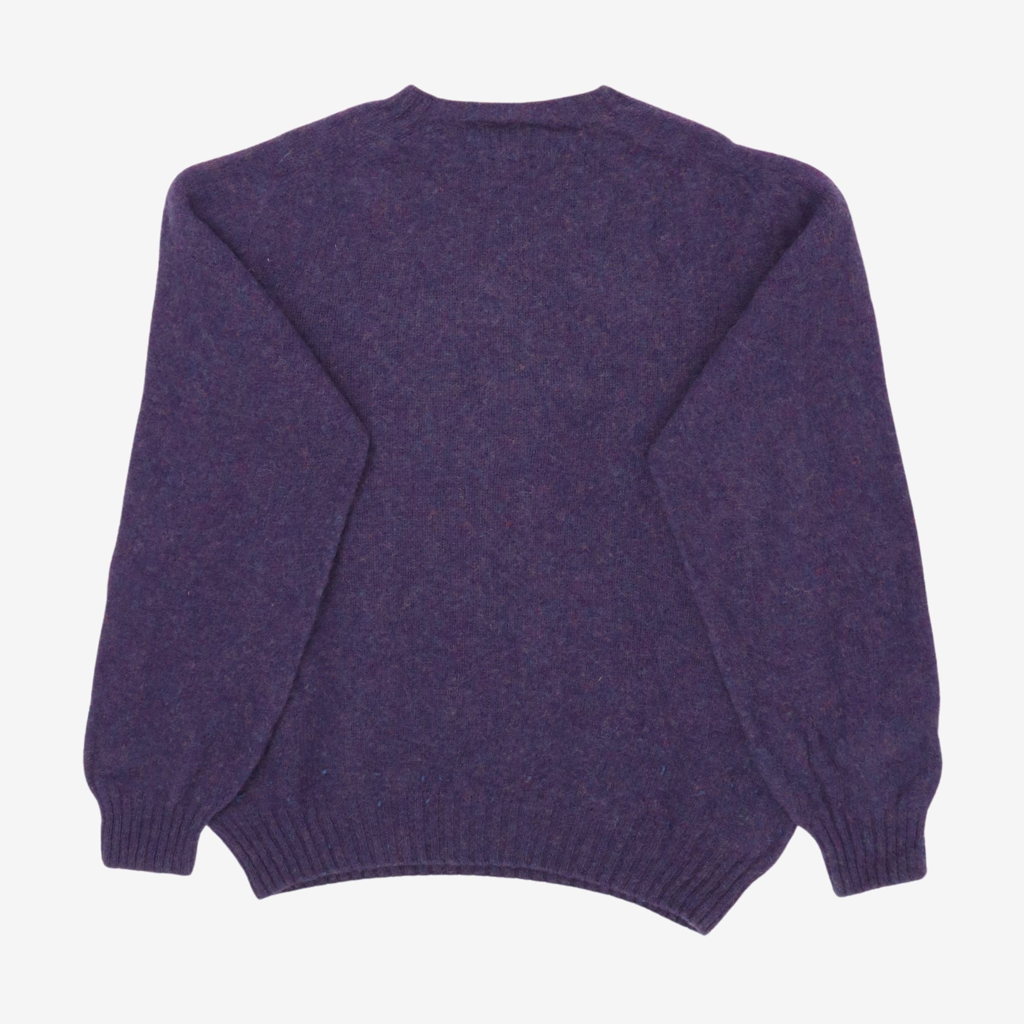 Brushed Shetland Crewneck Sweater