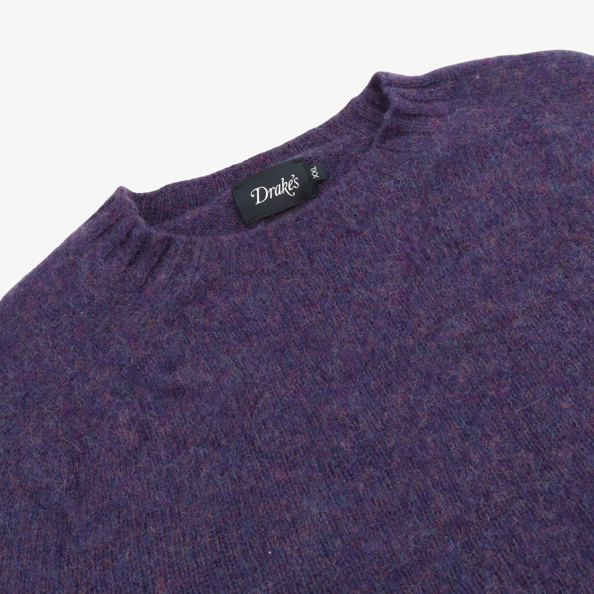 Brushed Shetland Crewneck Sweater