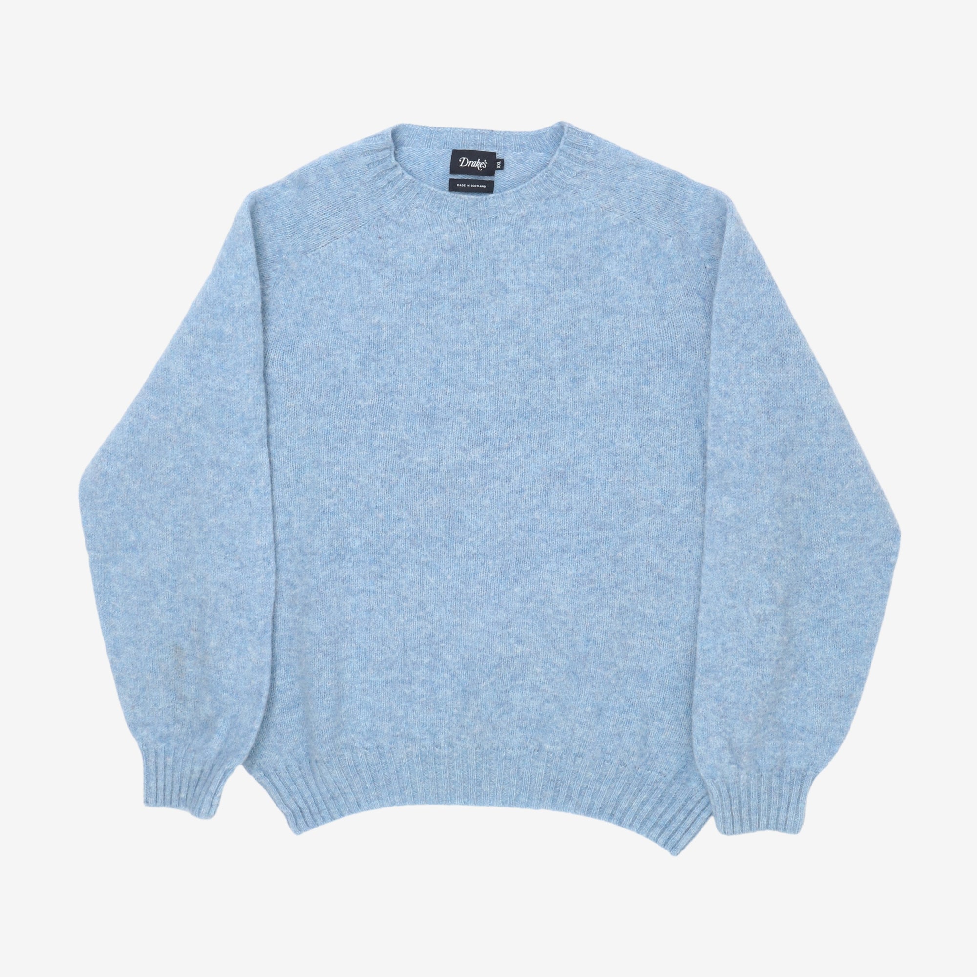 Brushed Shetland Crewneck Sweater