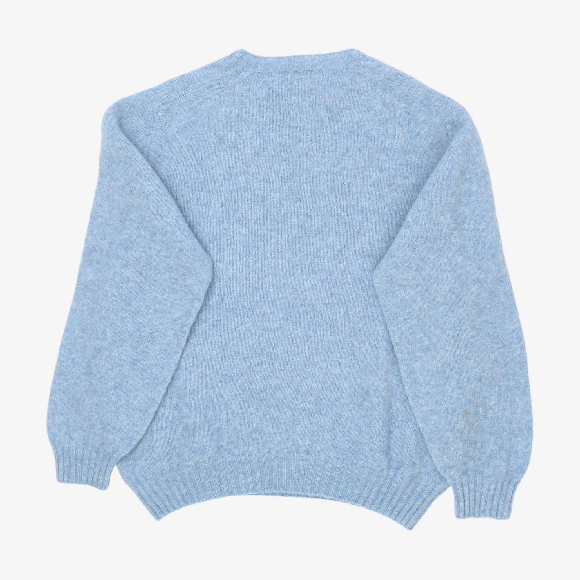 Brushed Shetland Crewneck Sweater