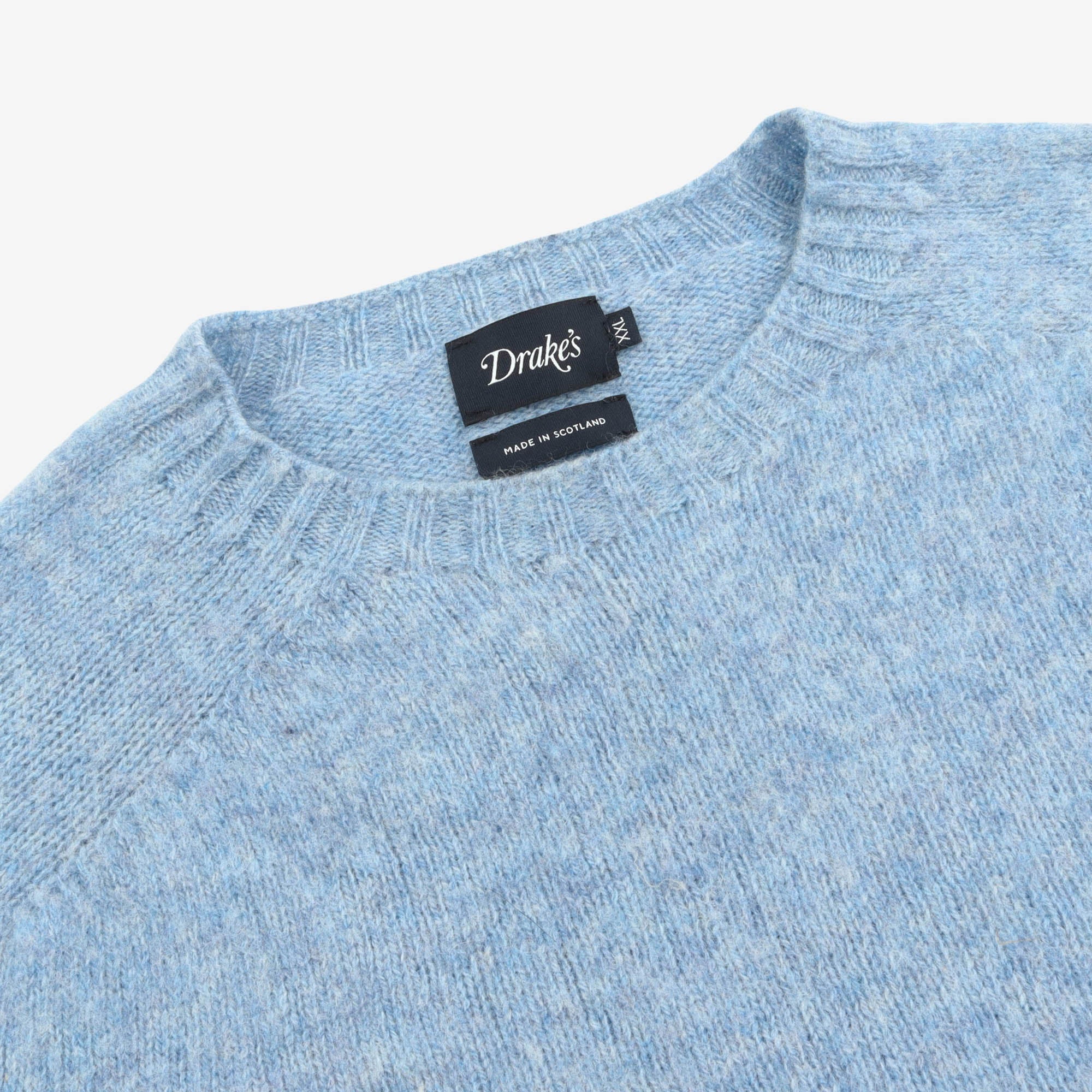 Brushed Shetland Crewneck Sweater