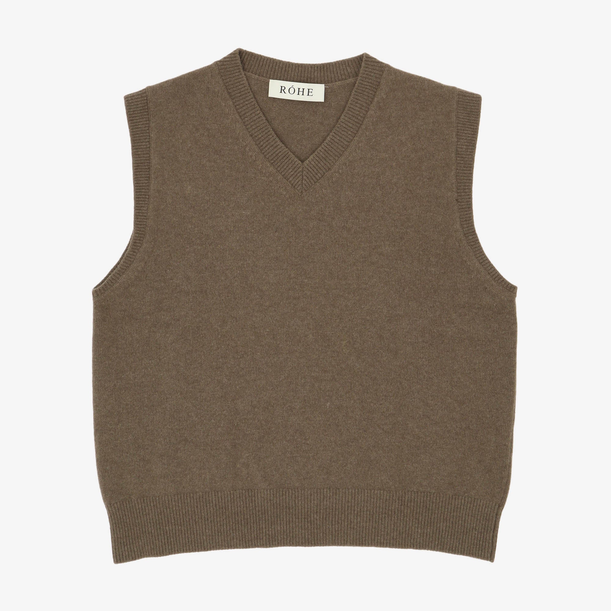 Boiled Wool Knitted Vest