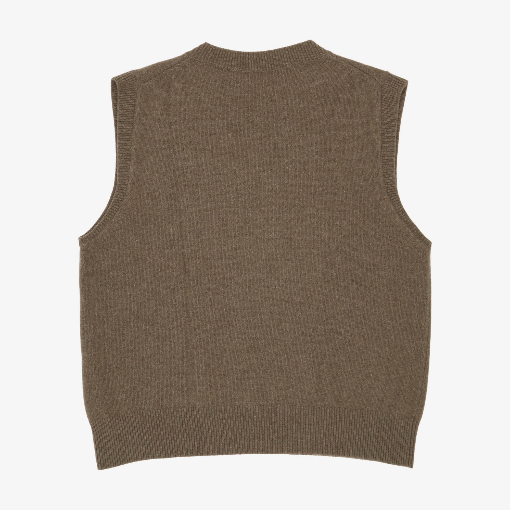 Boiled Wool Knitted Vest
