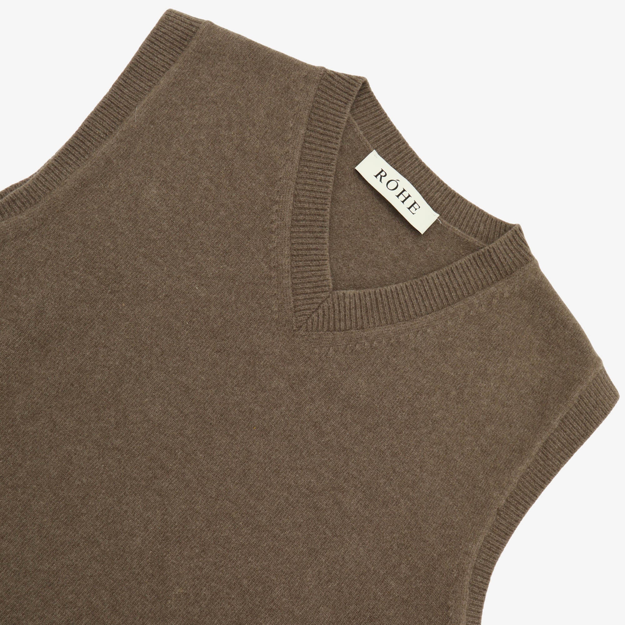 Boiled Wool Knitted Vest
