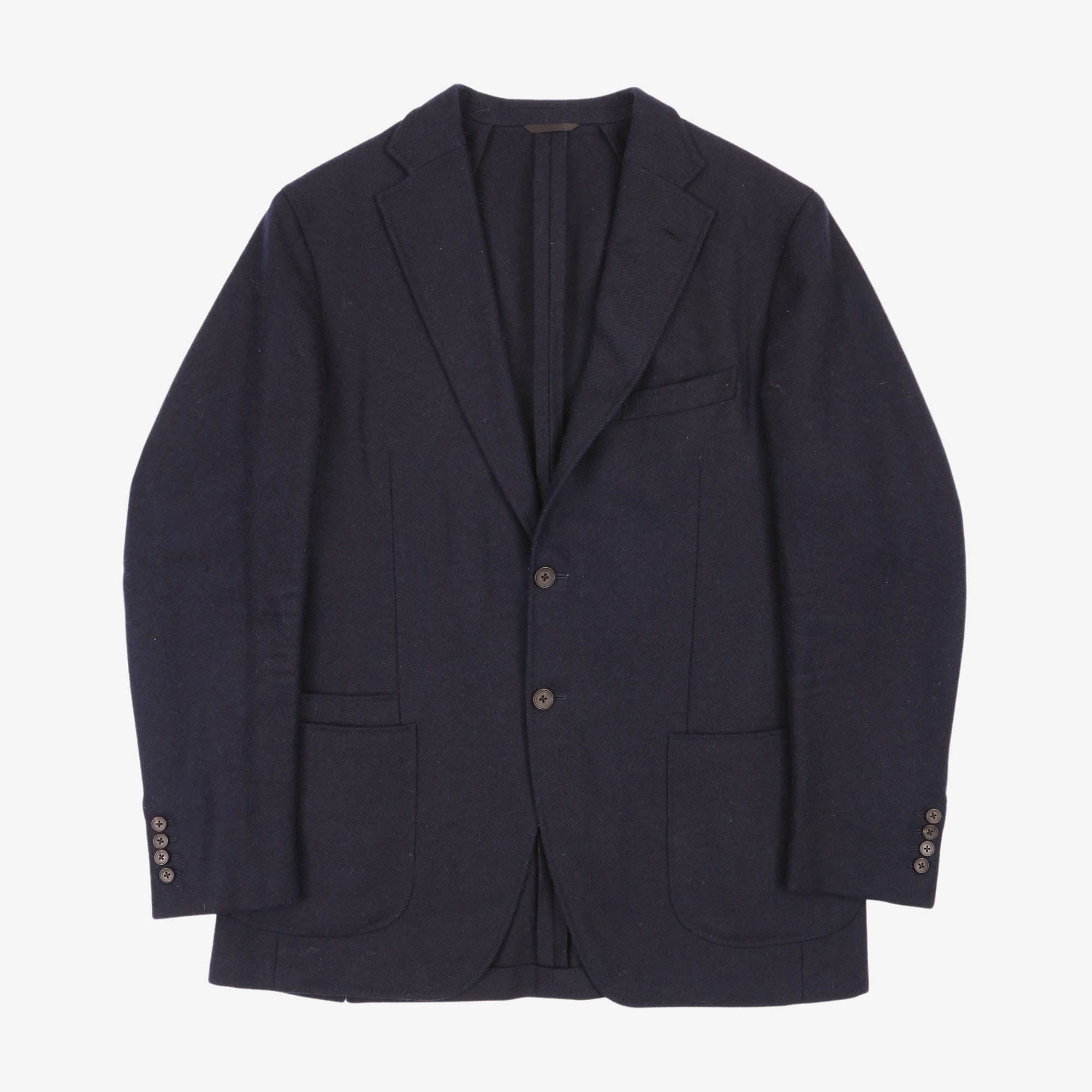 Wool Unstructured Blazer