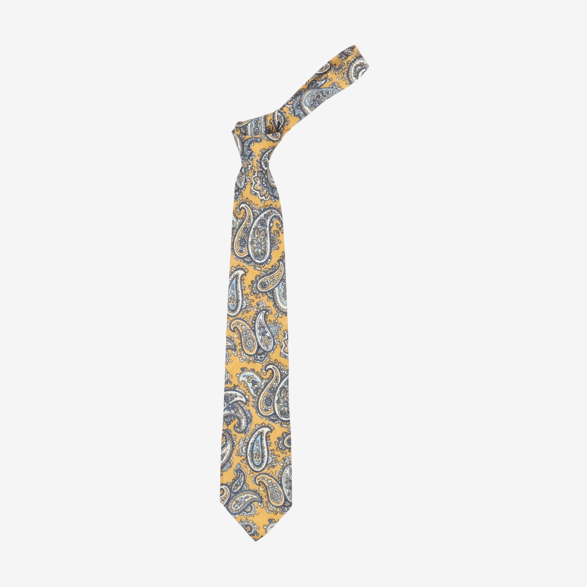 Linen Paisley Tie