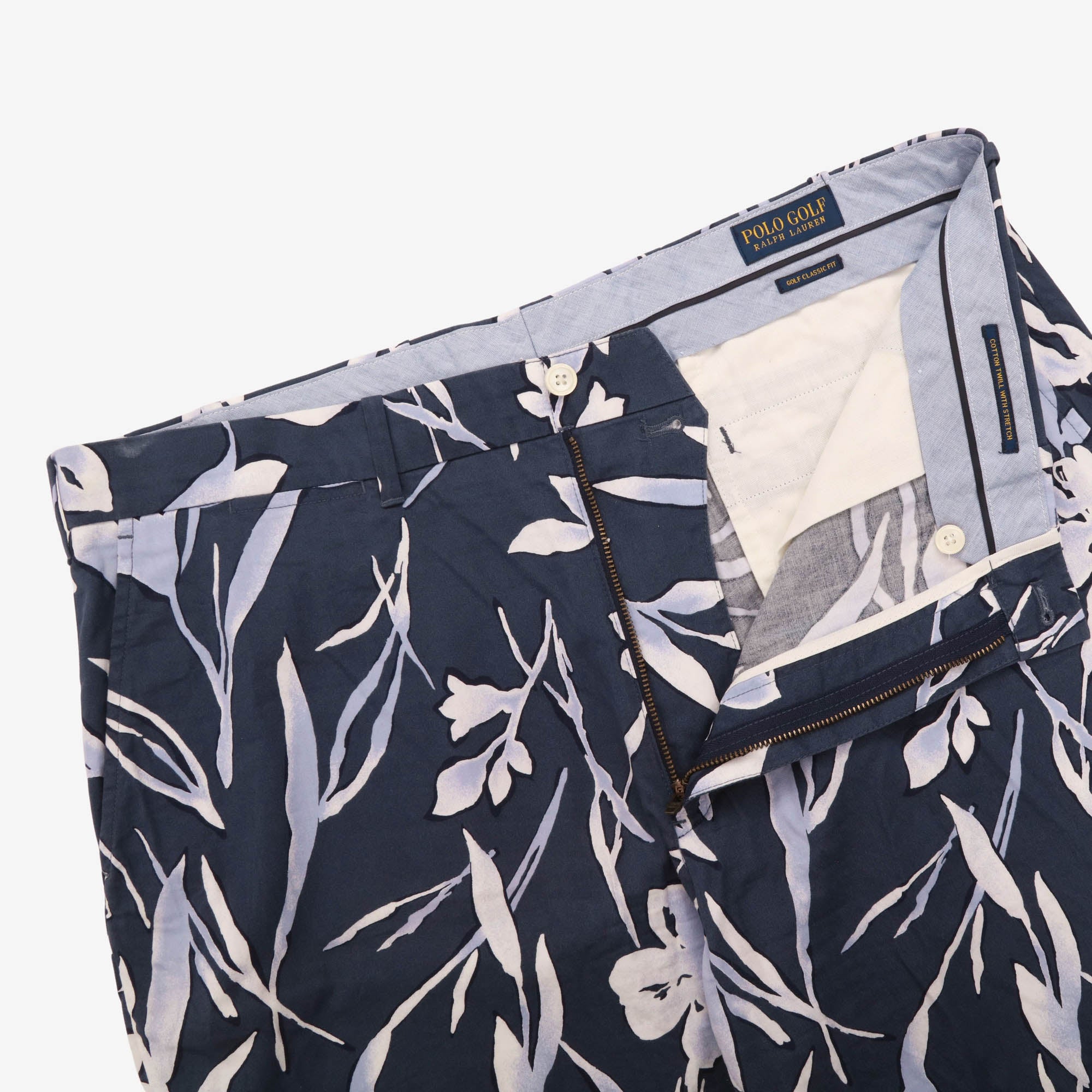 Floral Print Stretch Shorts (38W)