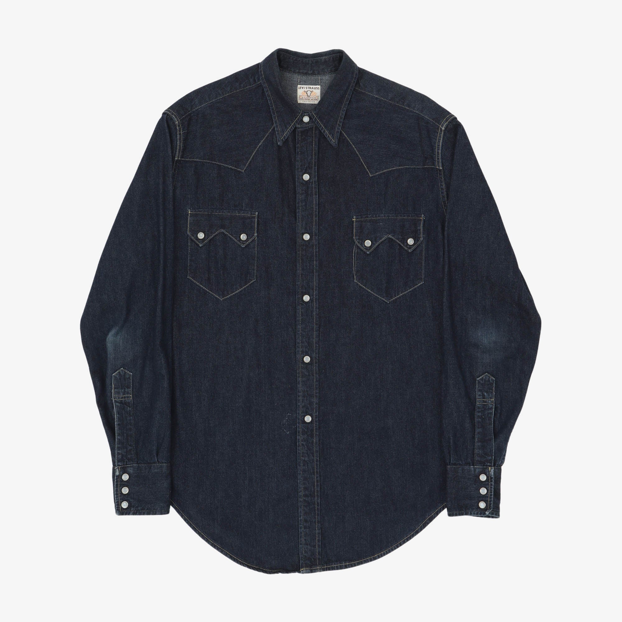 Sawtooth Denim Western Shirt