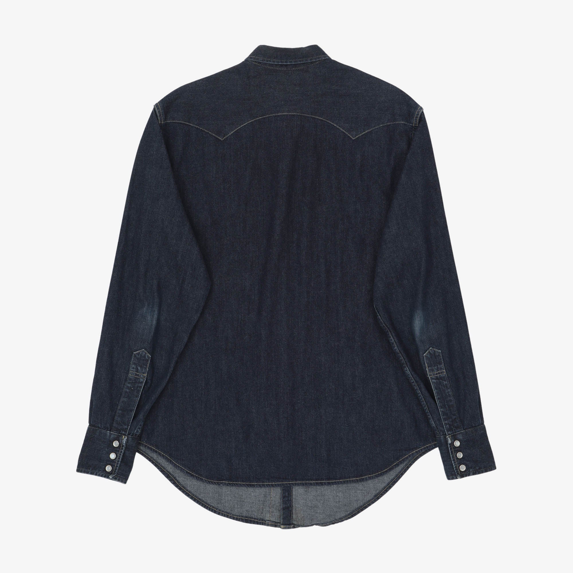 Sawtooth Denim Western Shirt