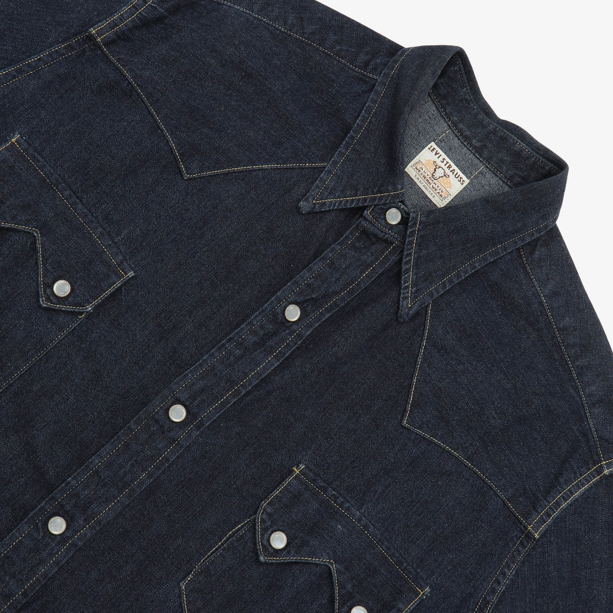 Sawtooth Denim Western Shirt
