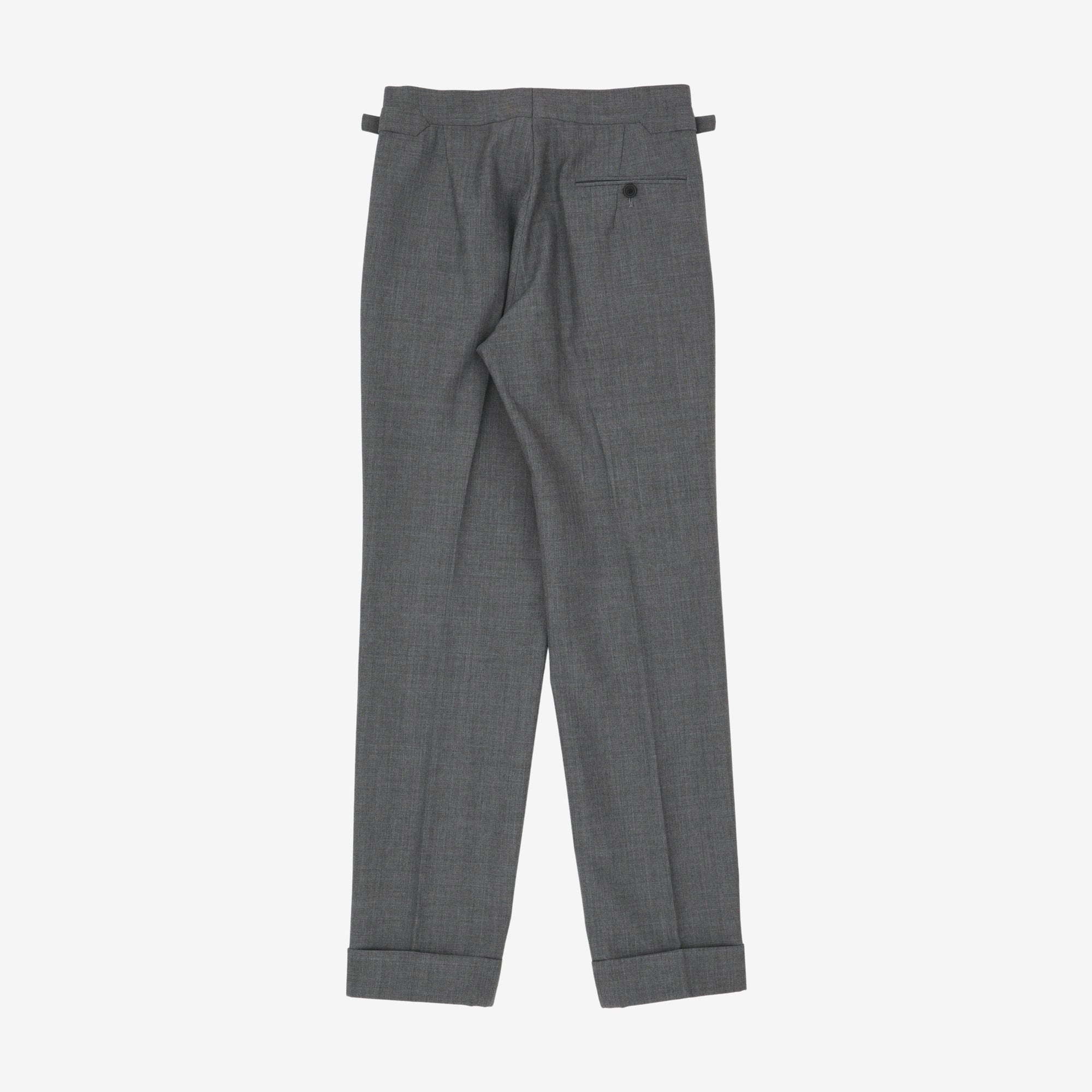 Bespoke Wool Pleated Trousers (28W X 30L)
