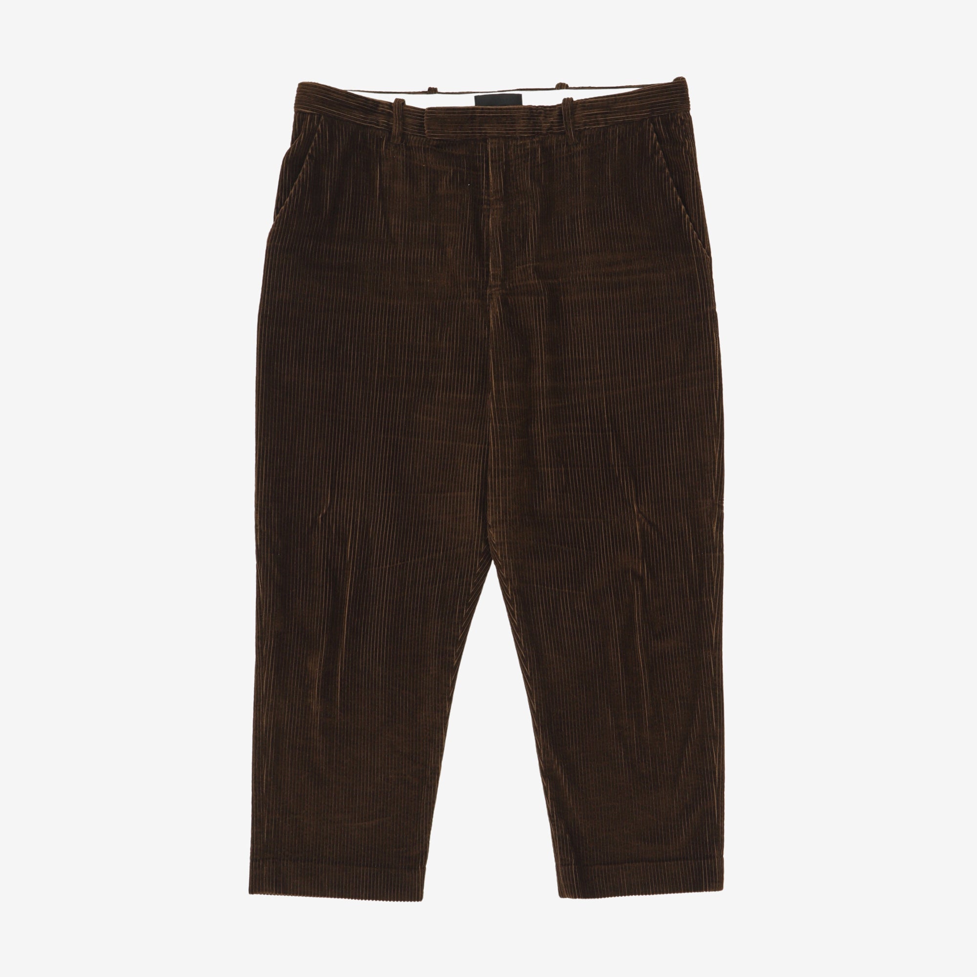 Tel Aviv Tapered Cropped Corduroy Trousers (37W X 24L)
