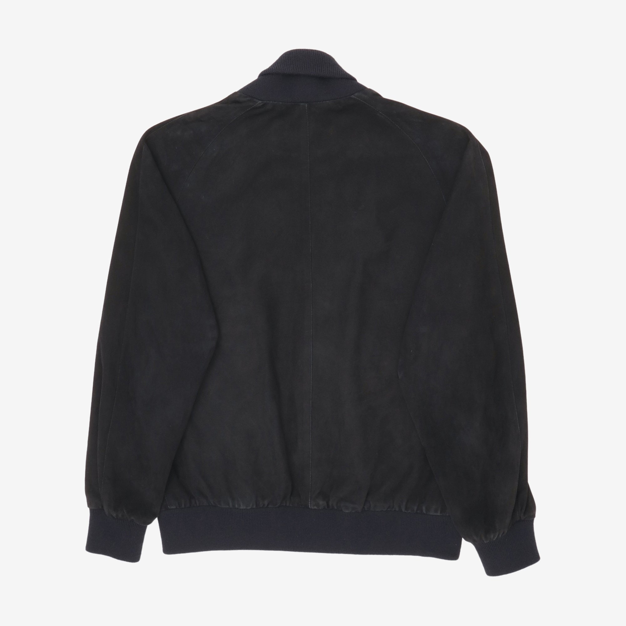 Suede Bomber Jacket