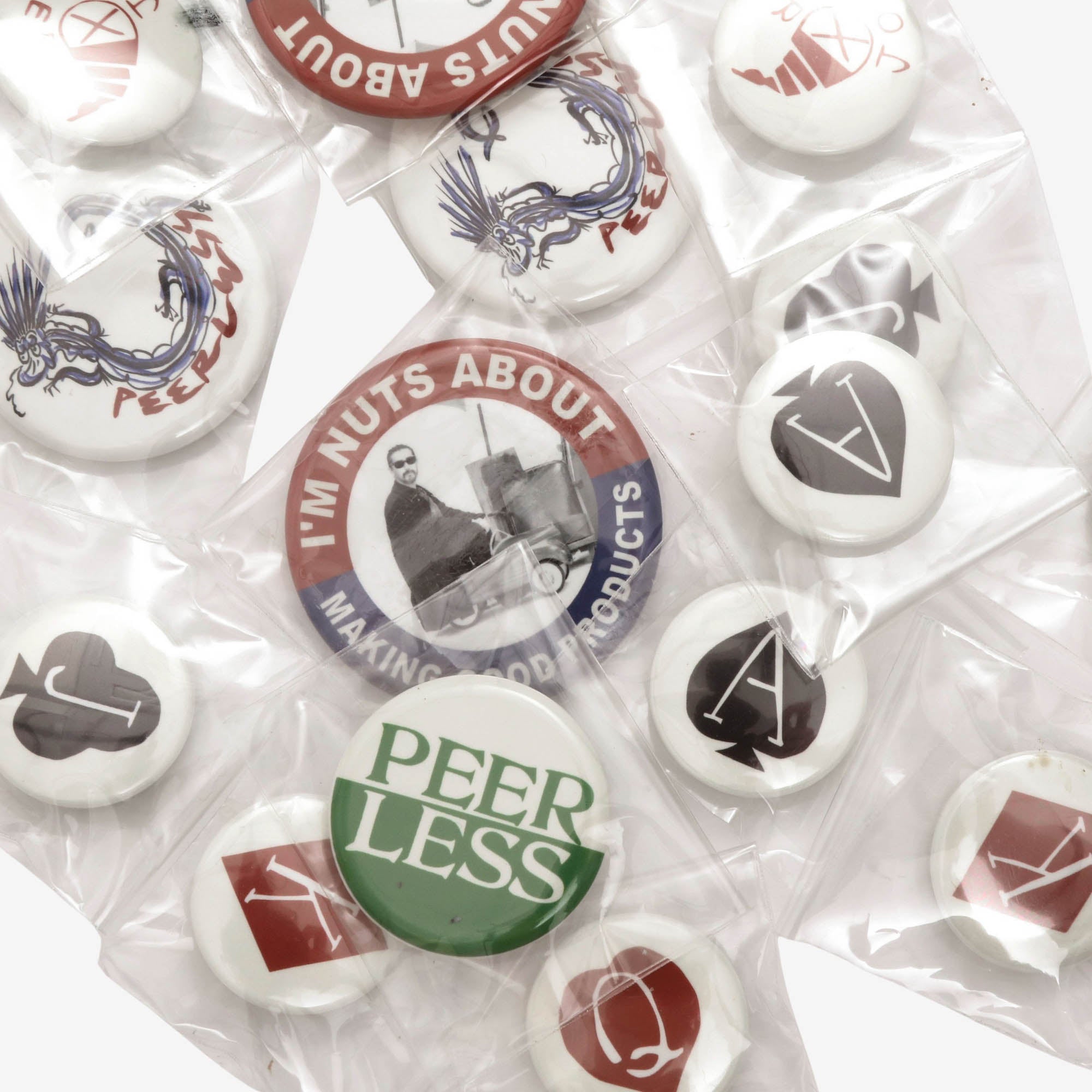 Set of 12 Pin Badges
