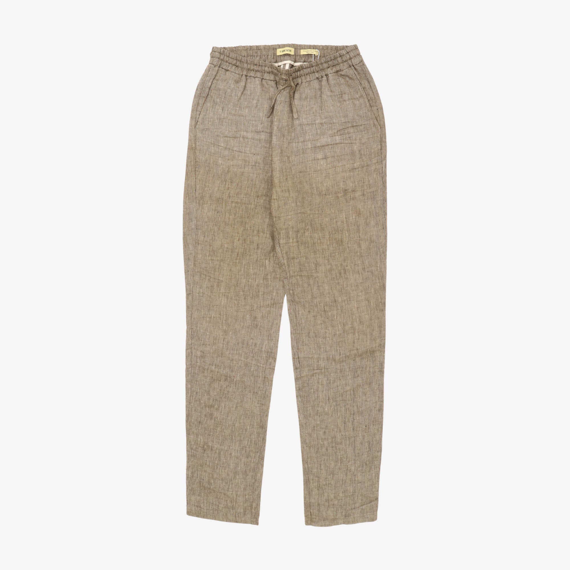 Lounge Drawstring Linen Trousers (30W X 32L)