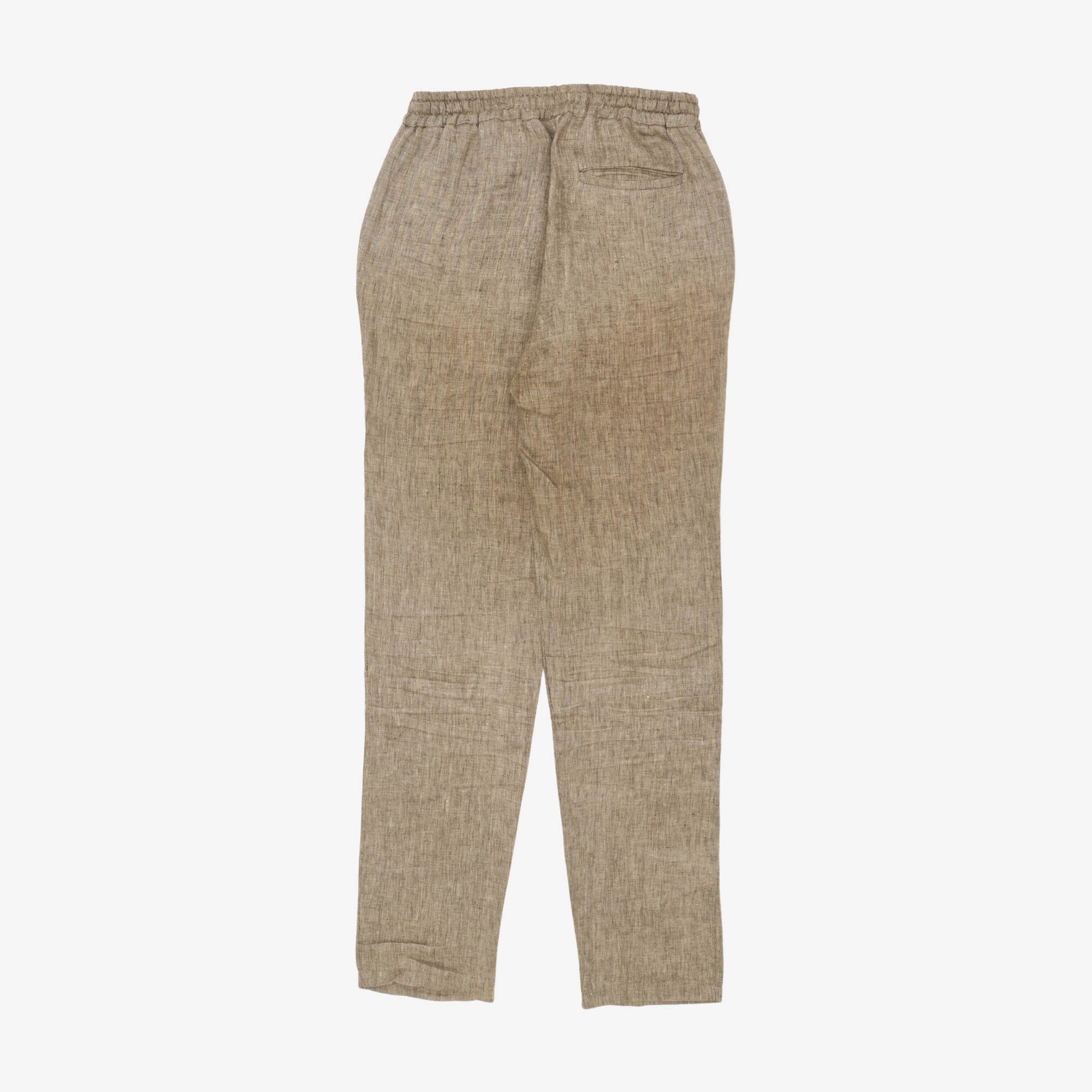Lounge Drawstring Linen Trousers (30W X 32L)