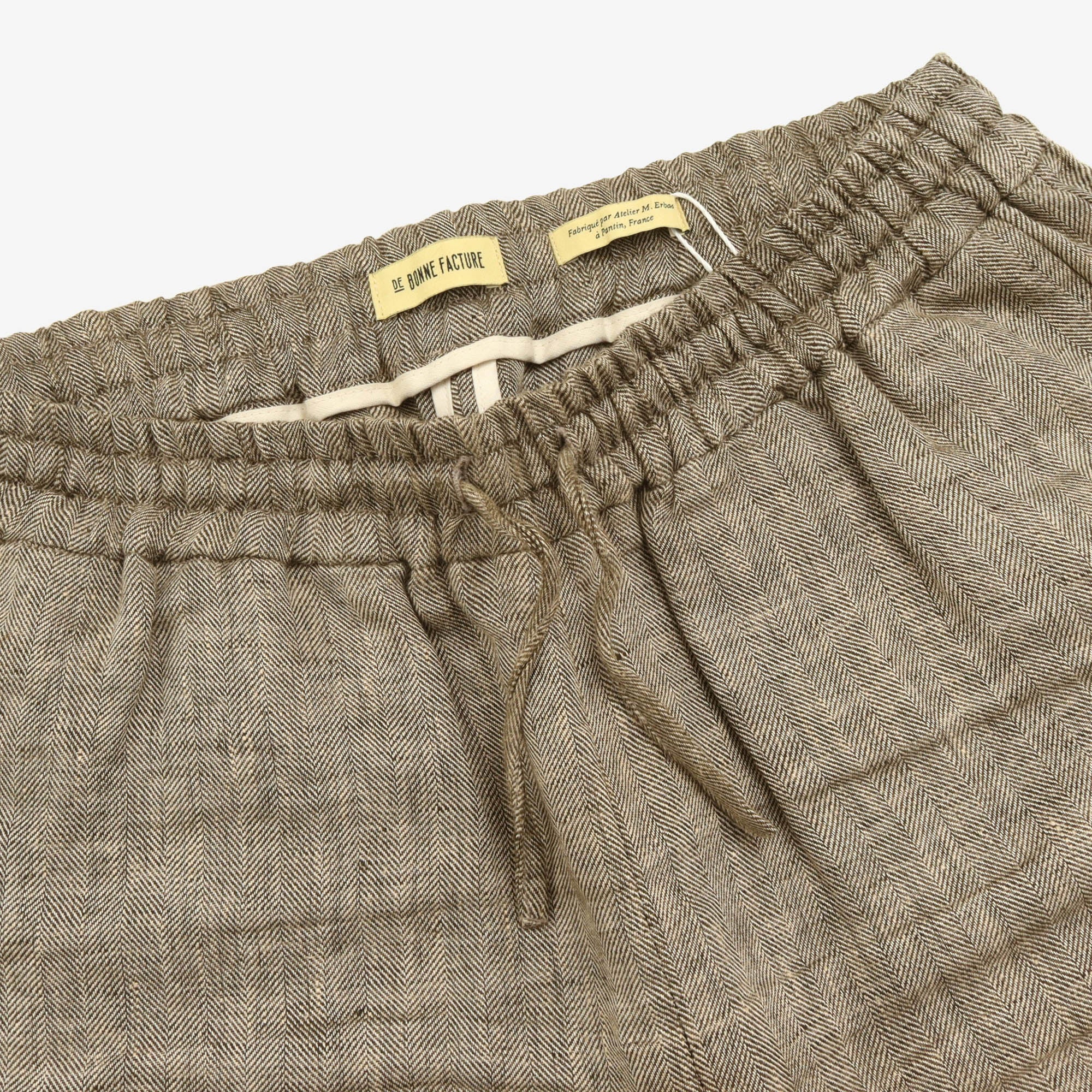 Lounge Drawstring Linen Trousers (30W X 32L)