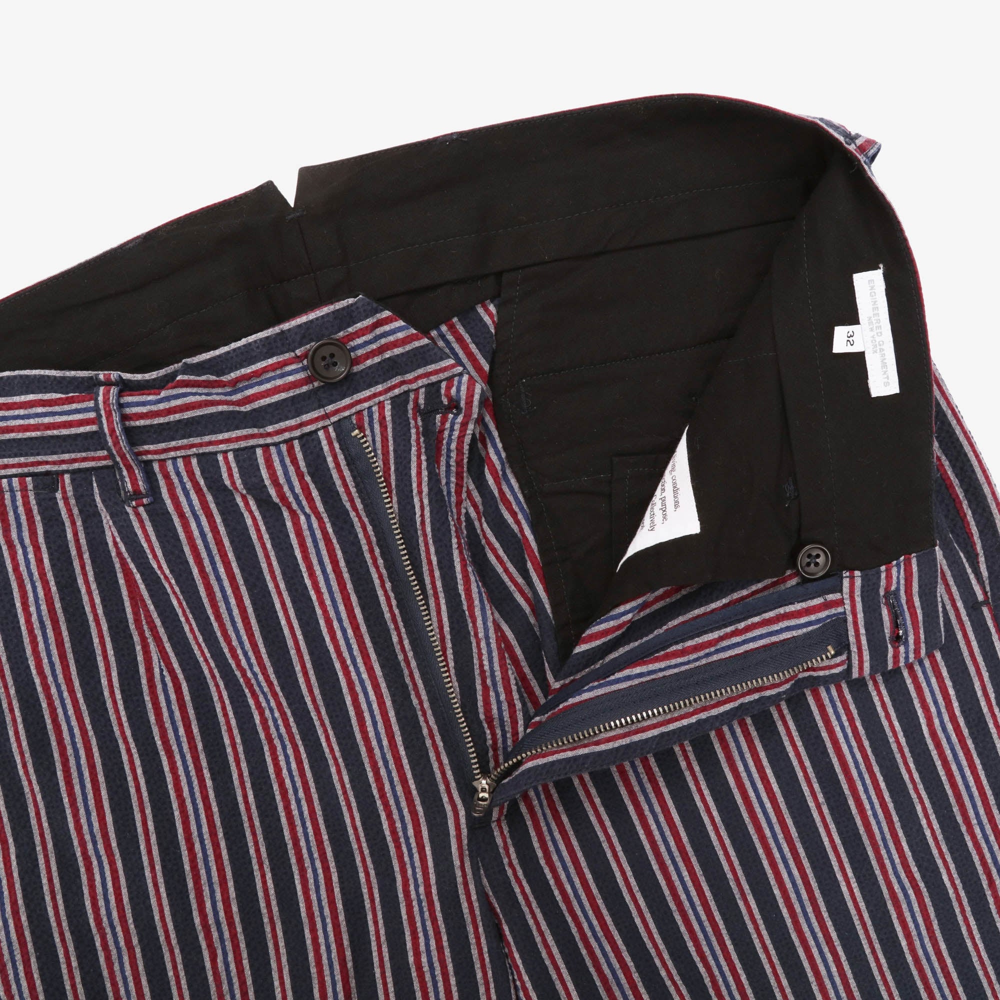 Andover Tapered Seersucker Trousers (34W X 30L)