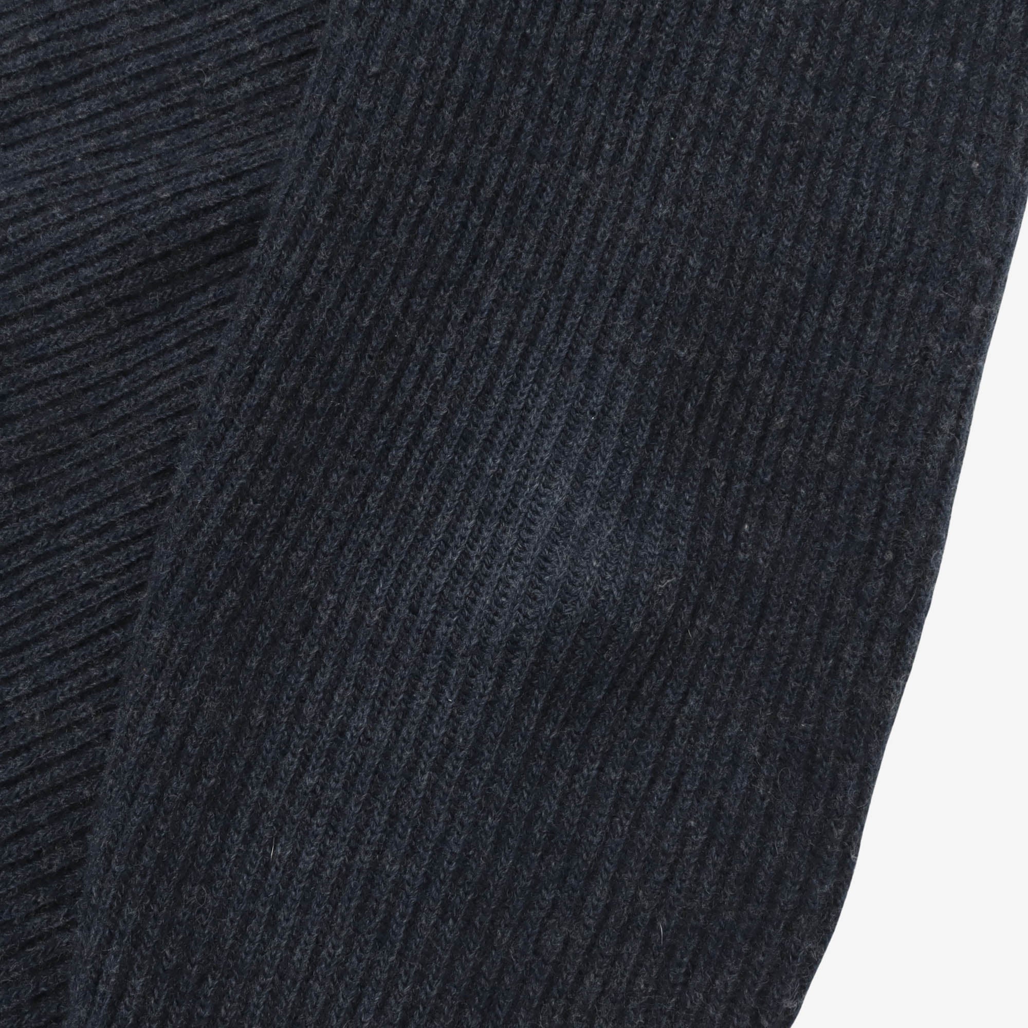 Ribbed Shawl Collar Cardigan