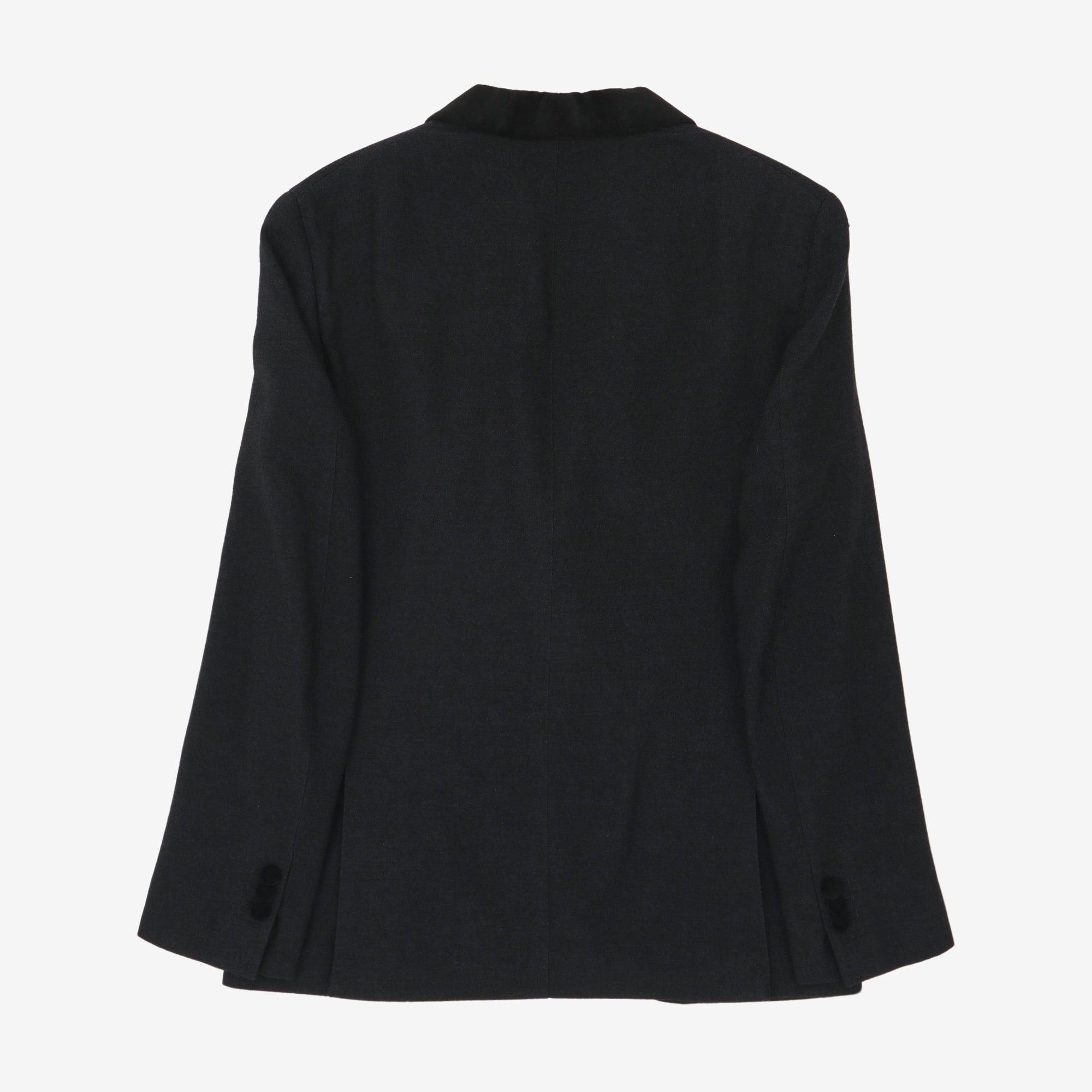 Textured Wool Smoking Jacket