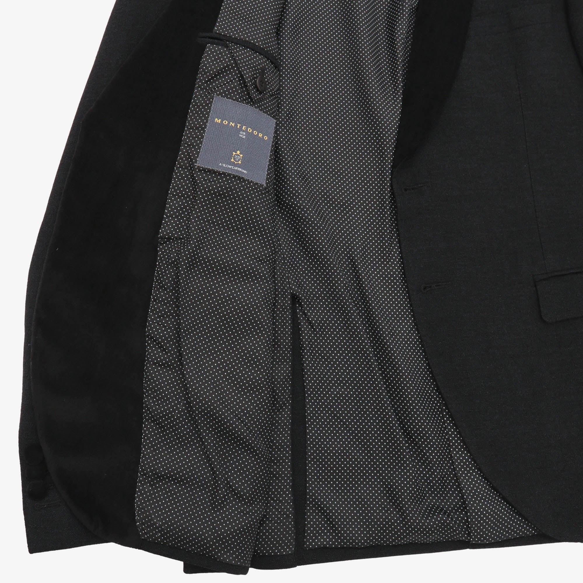 Textured Wool Smoking Jacket