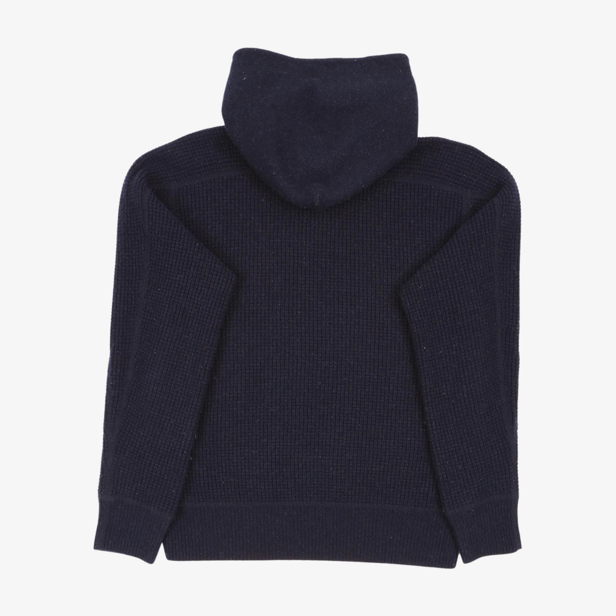 Waffle Knit Cashmere Hoodie