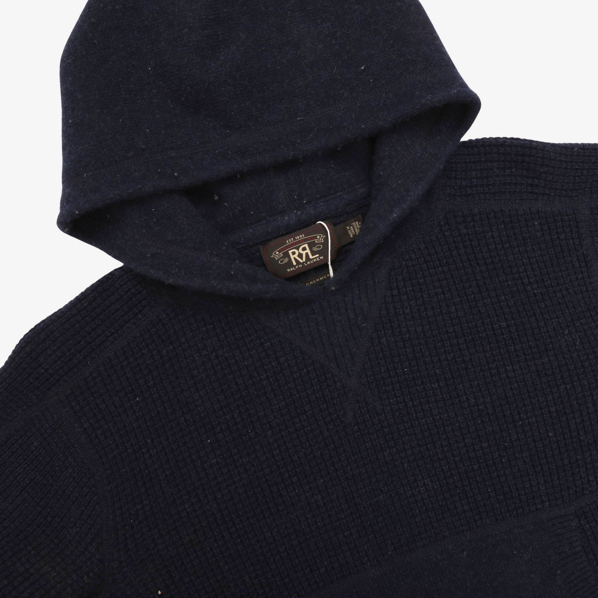 Waffle Knit Cashmere Hoodie