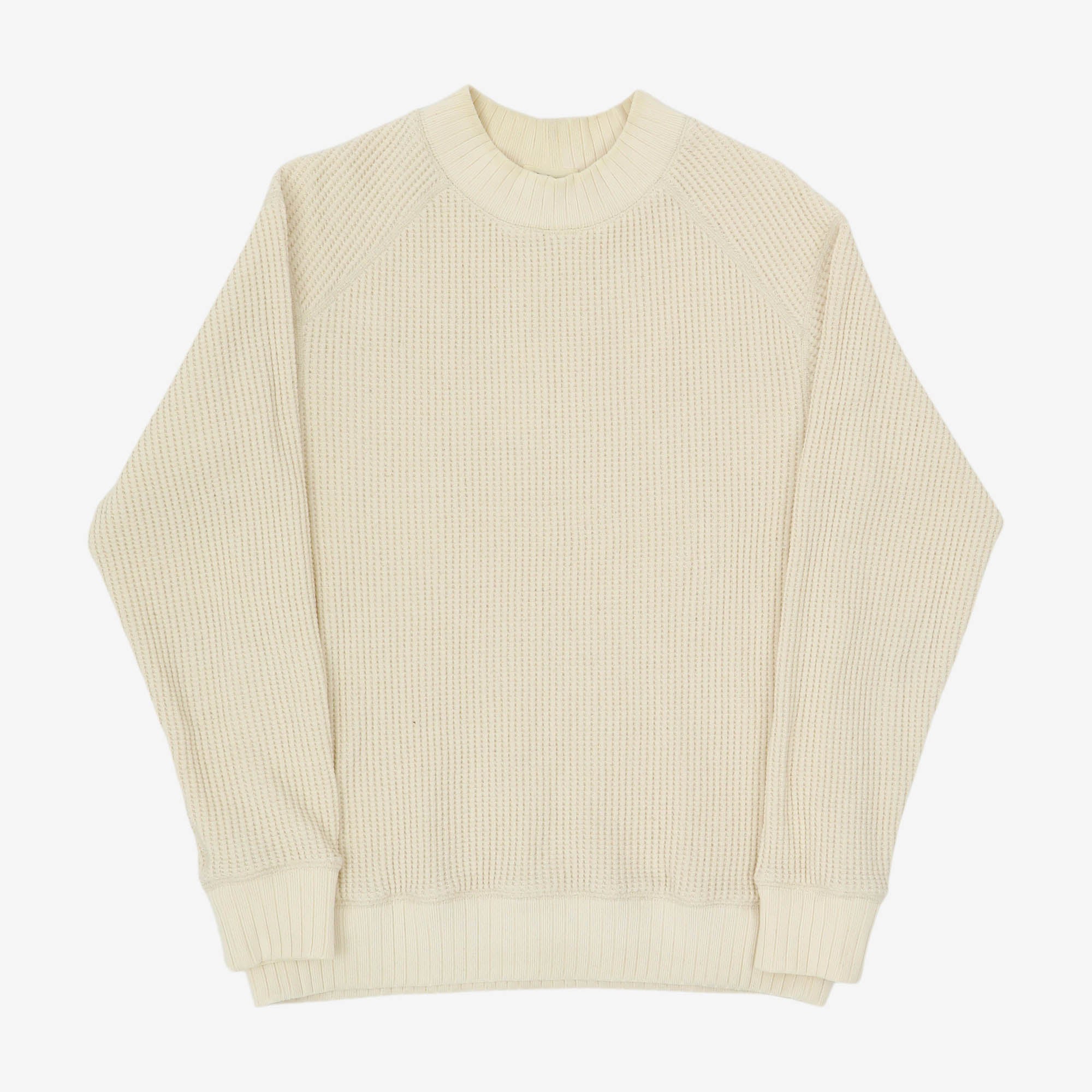 Midneck Waffle Sweatshirt