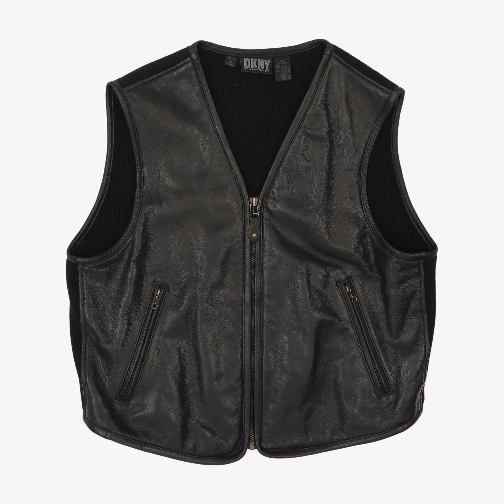 Vintage 90s Leather Vest