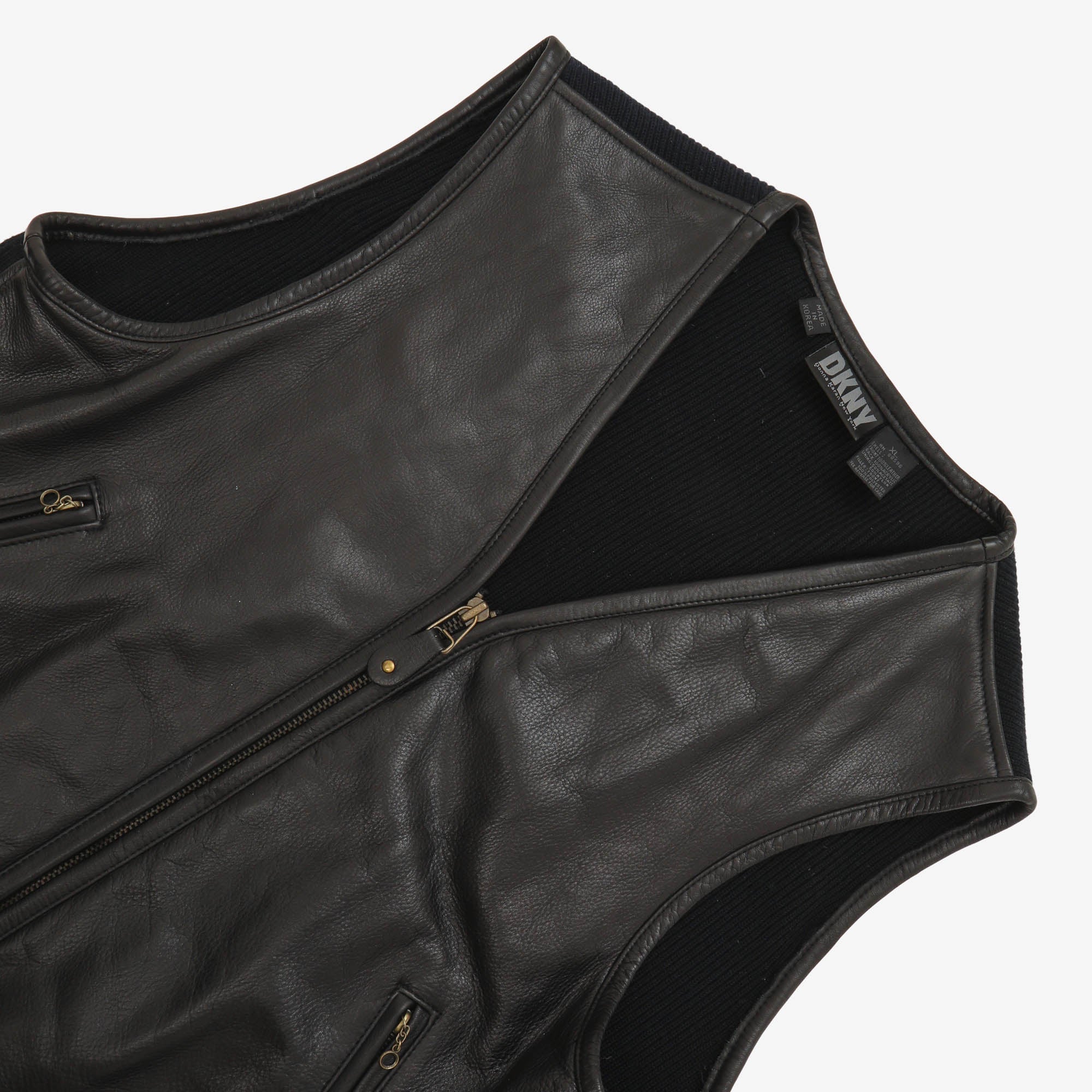 Vintage 90s Leather Vest
