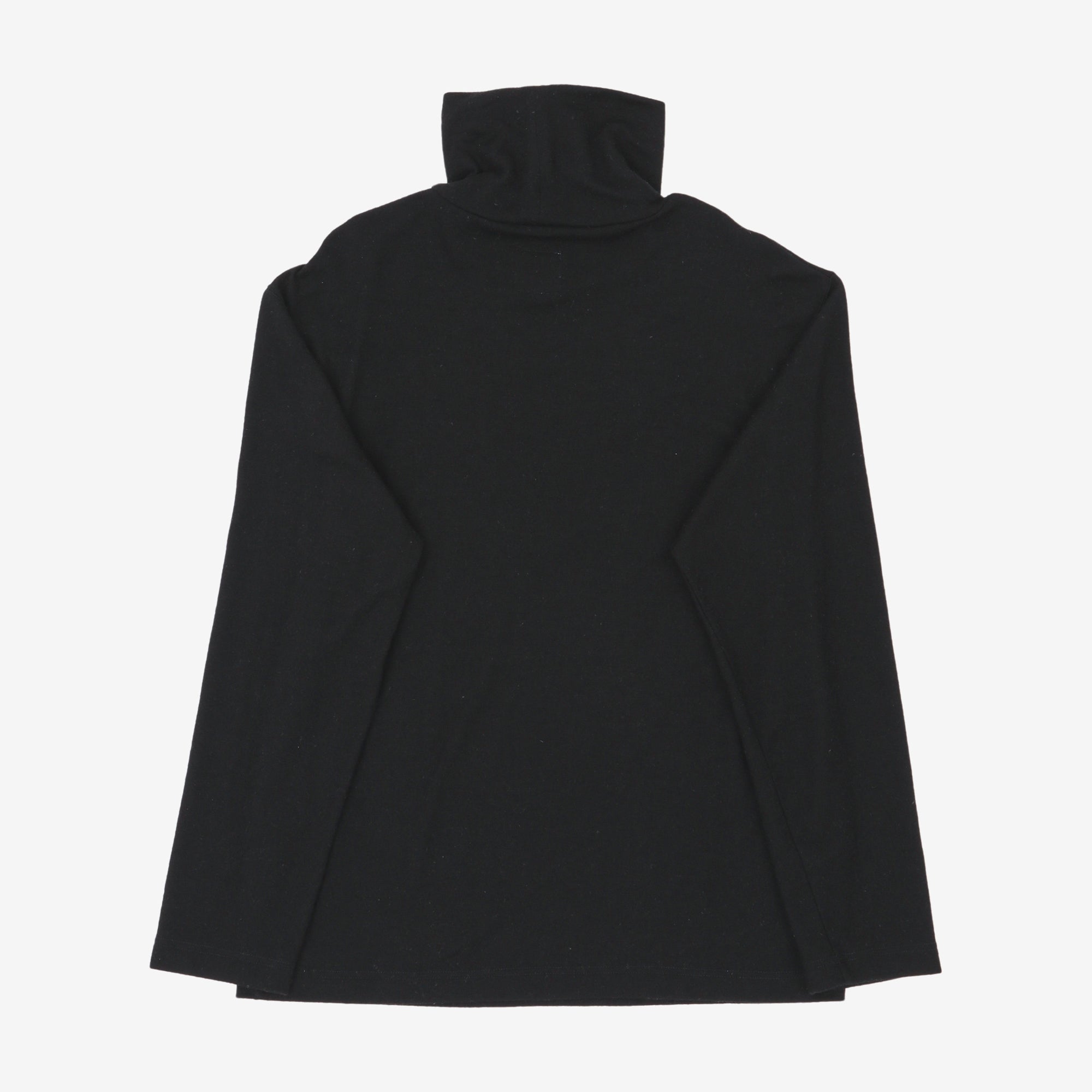 High Gauge Wool Jersey Turtleneck