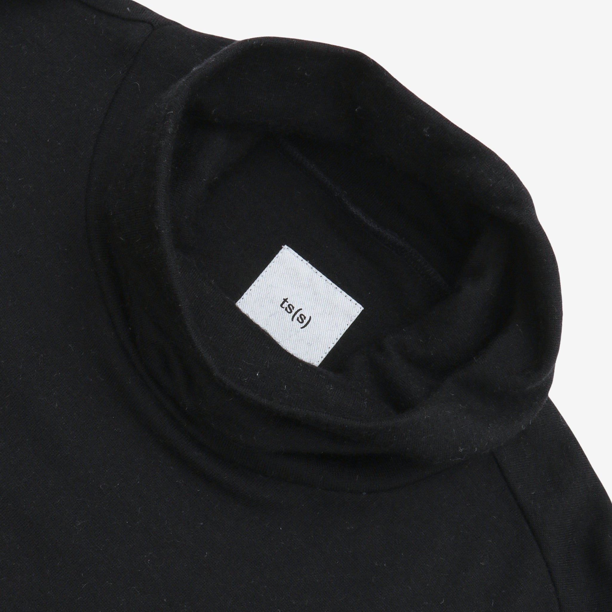 High Gauge Wool Jersey Turtleneck
