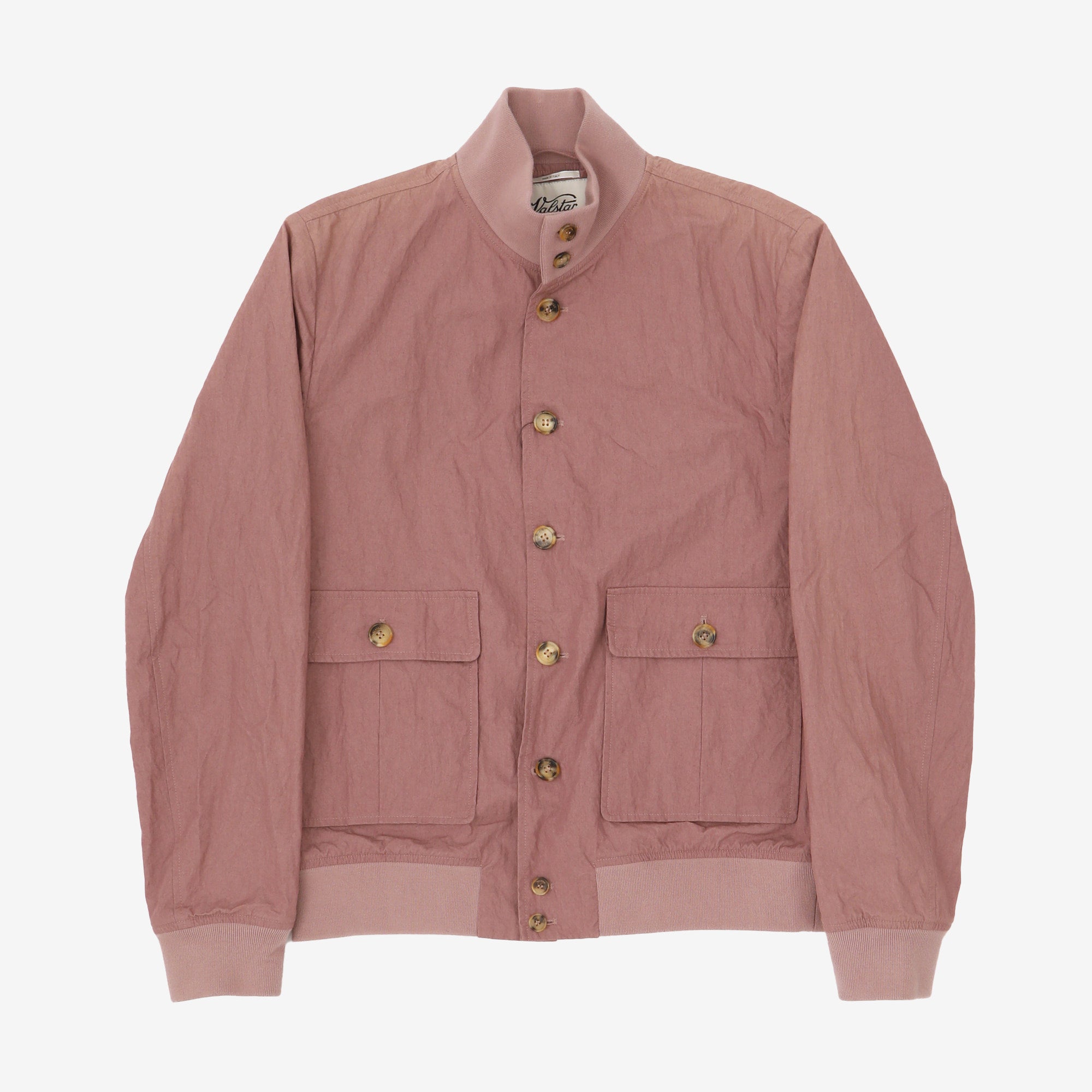 Cotton Blend Bomber Jacket