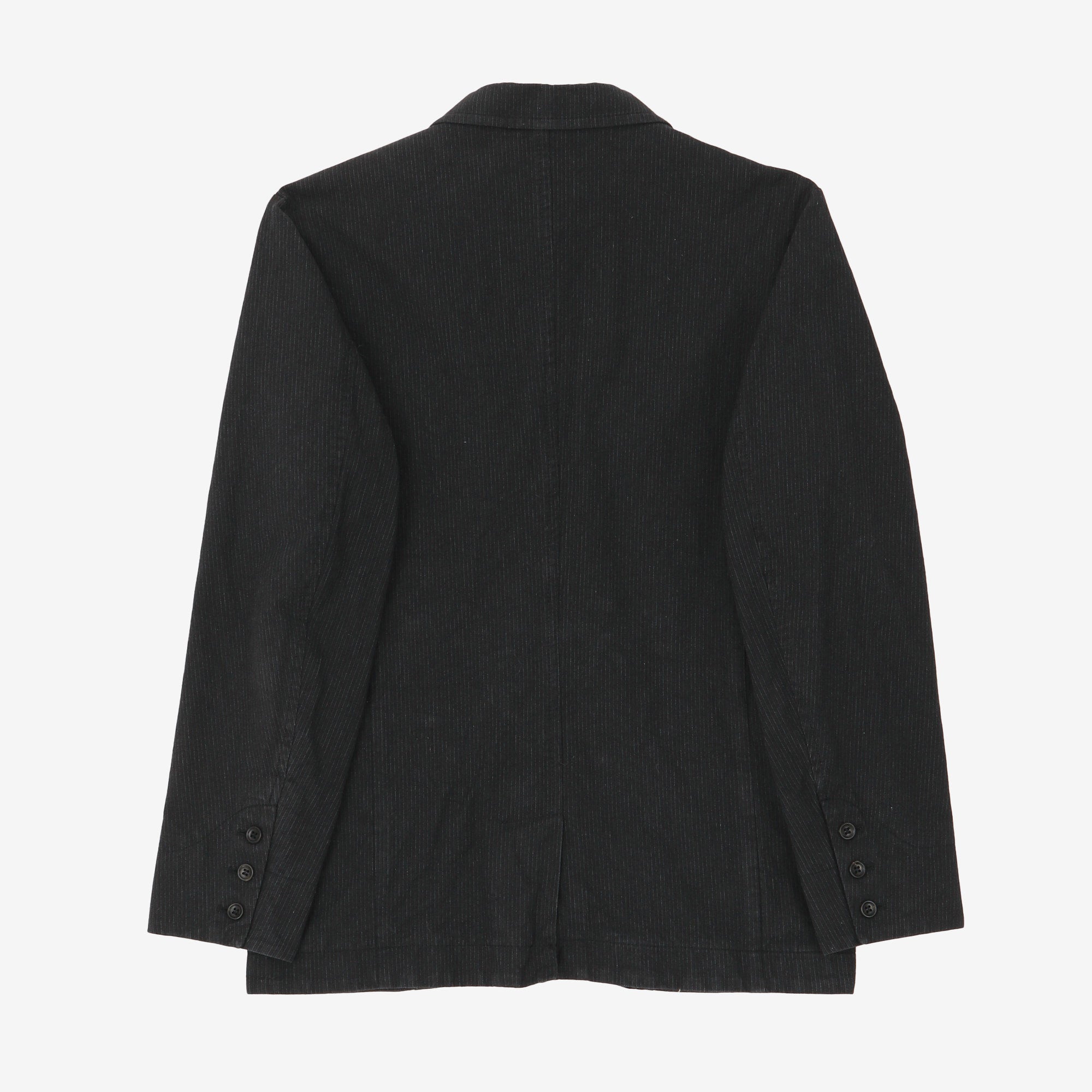 Pinstriped Cotton Blazer