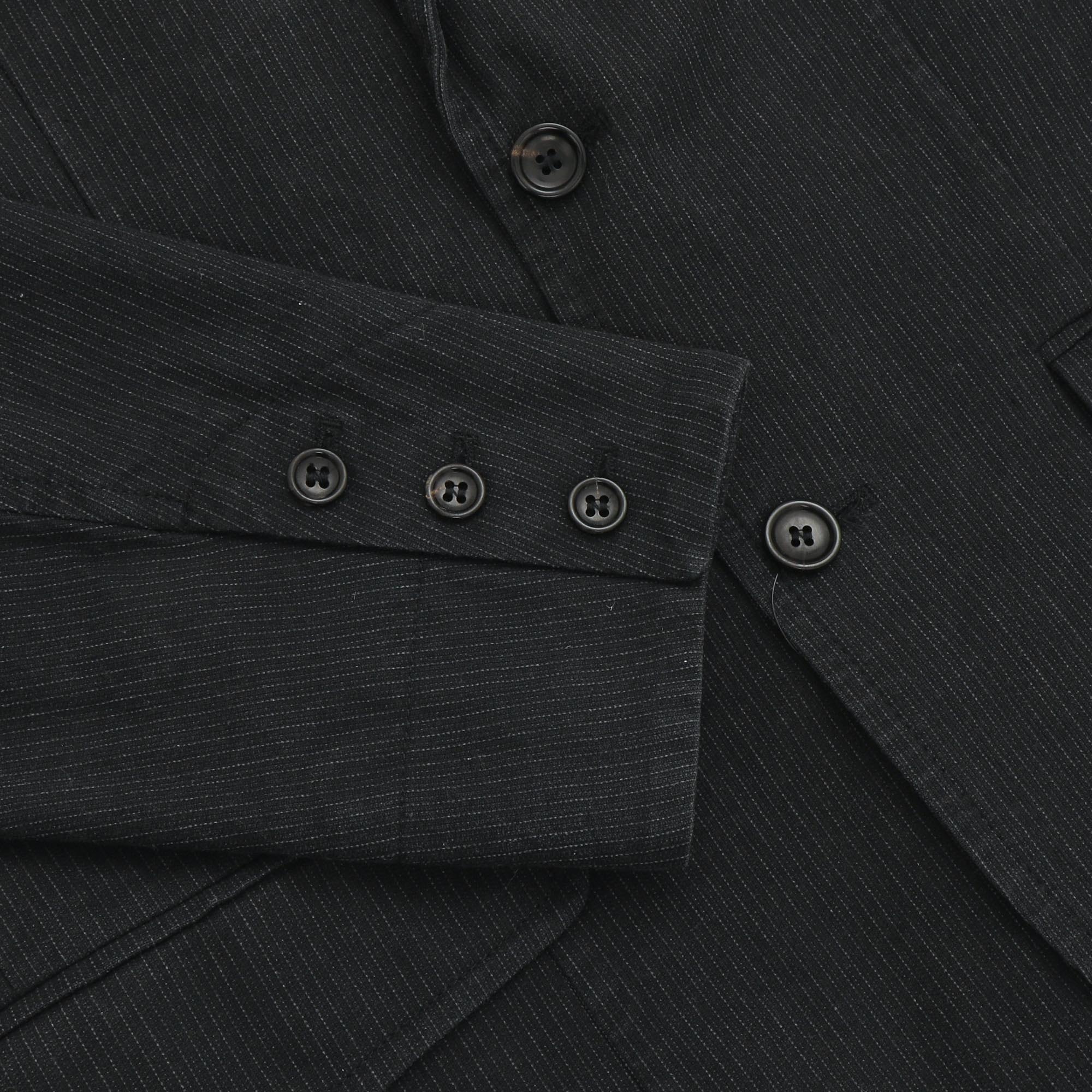 Pinstriped Cotton Blazer