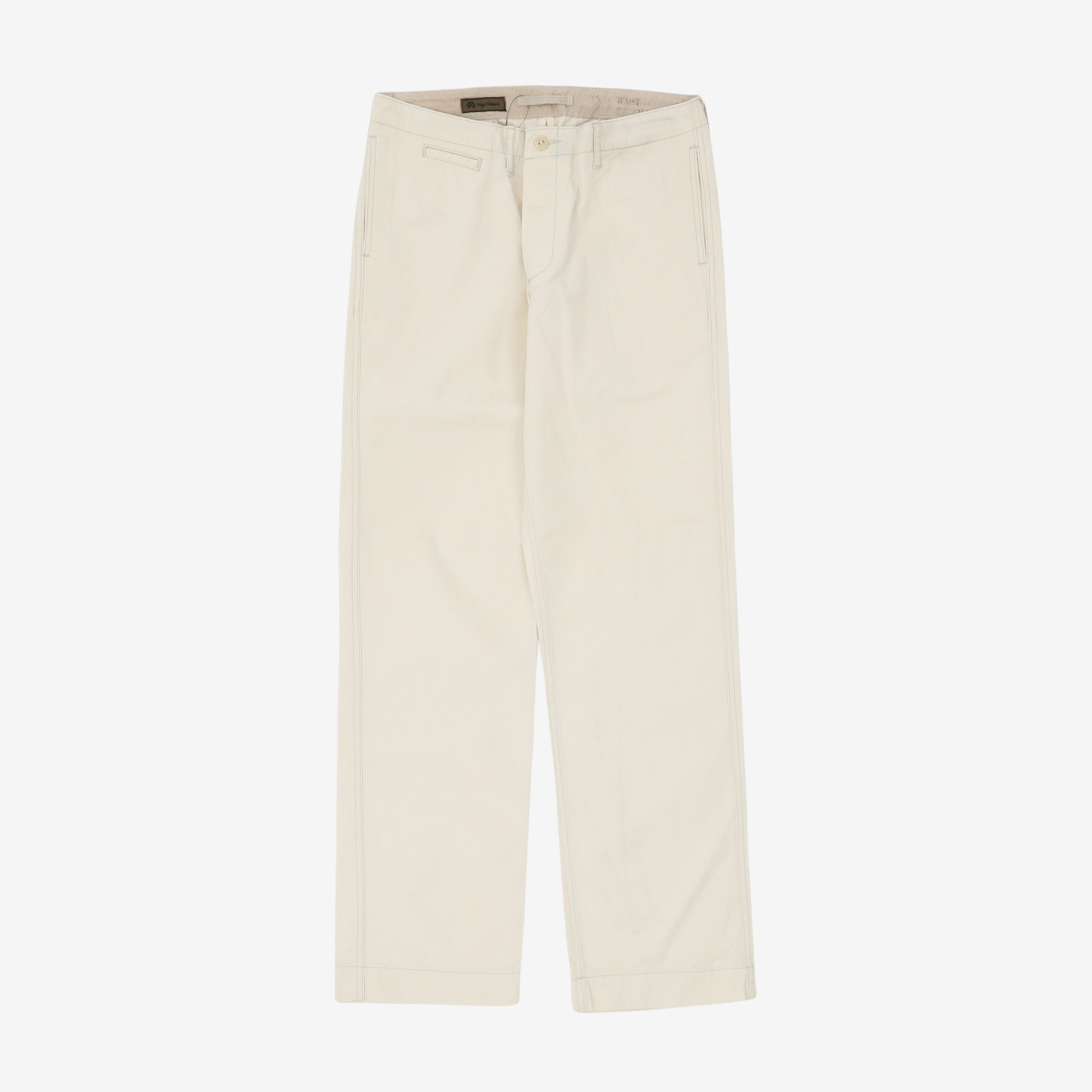 Straight Leg Cotton Pants