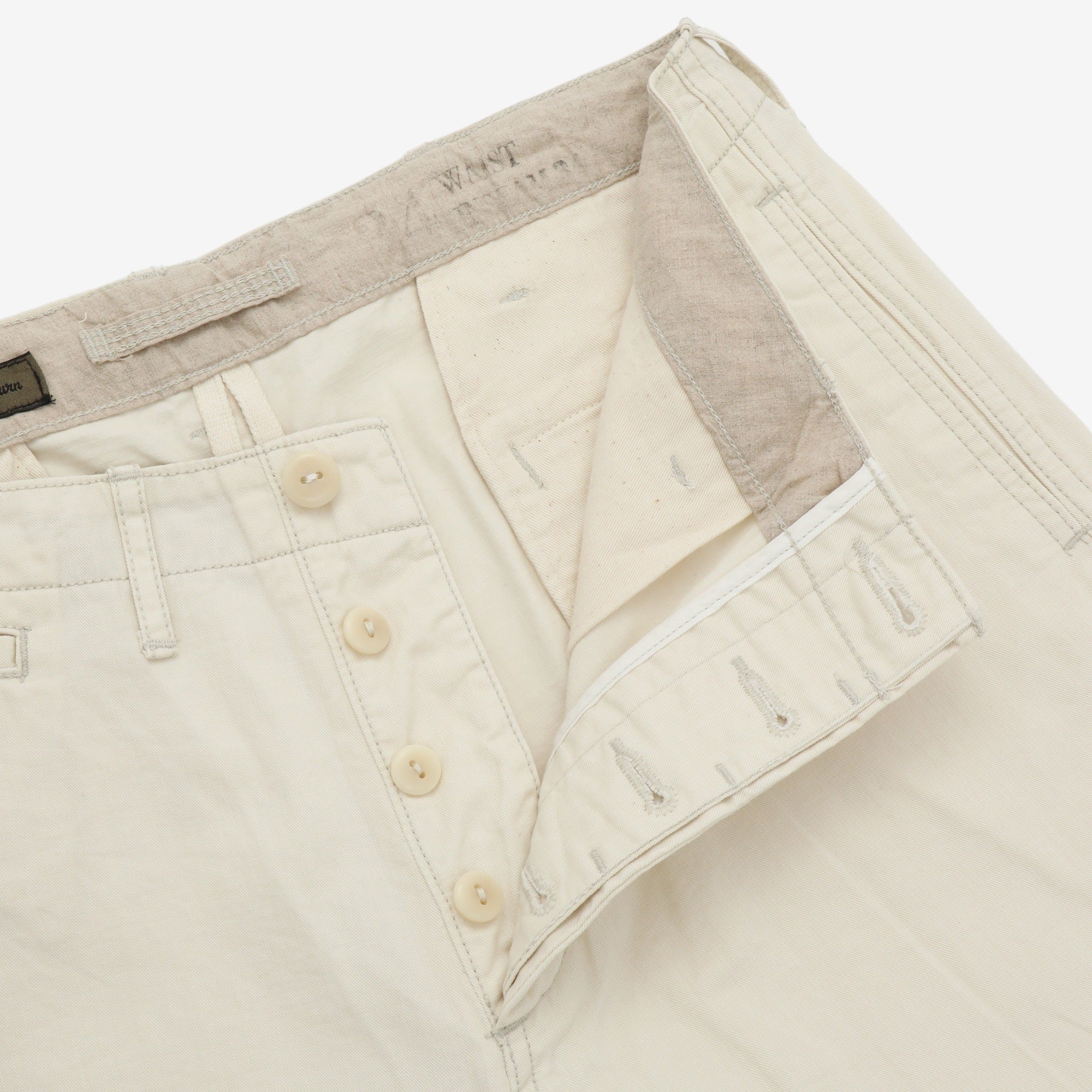 Straight Leg Cotton Pants