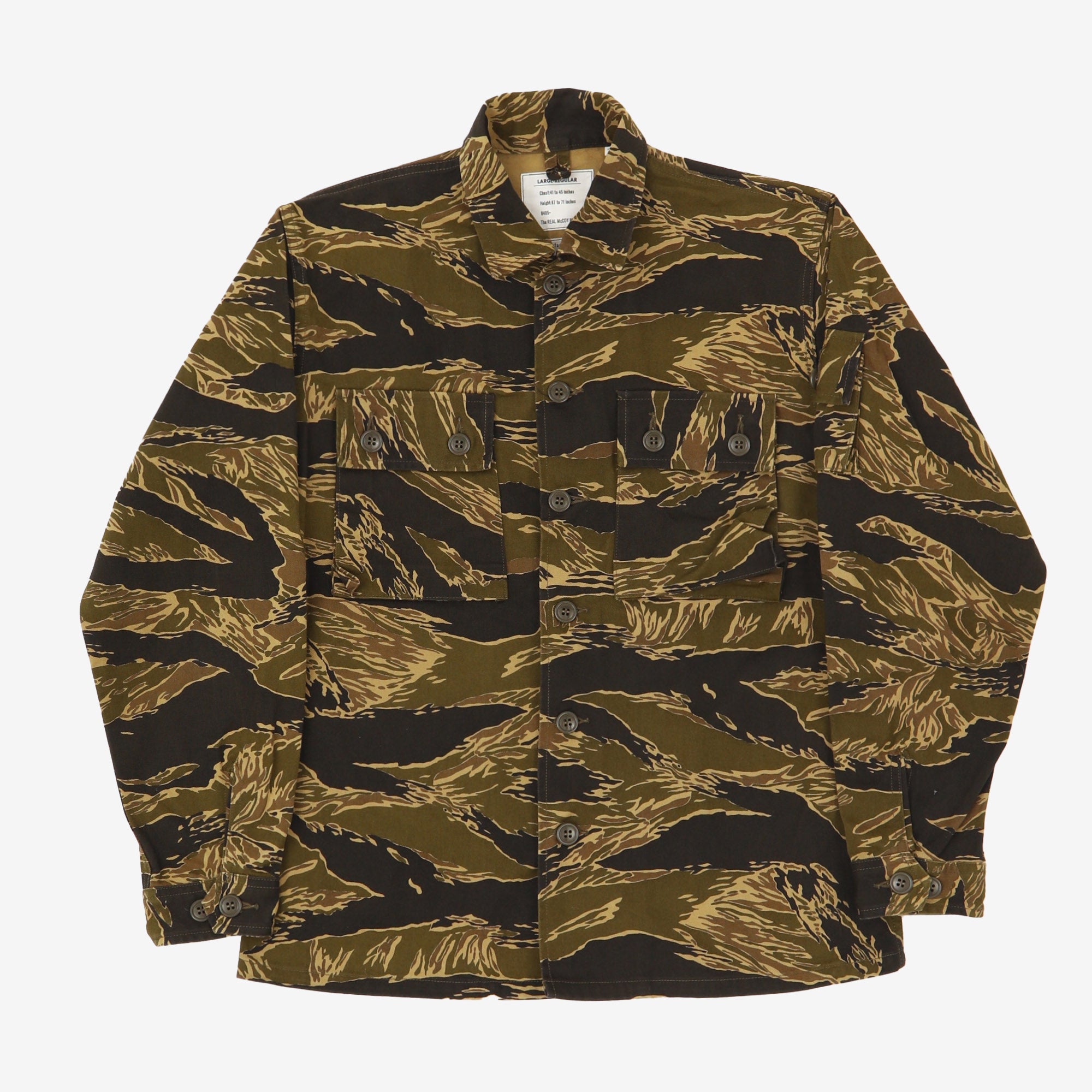 Tiger Camouflage Utility Overshirt