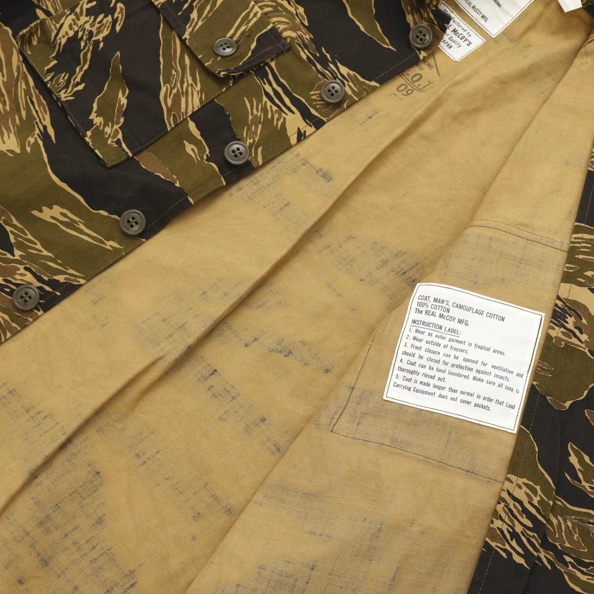 Tiger Camouflage Utility Overshirt