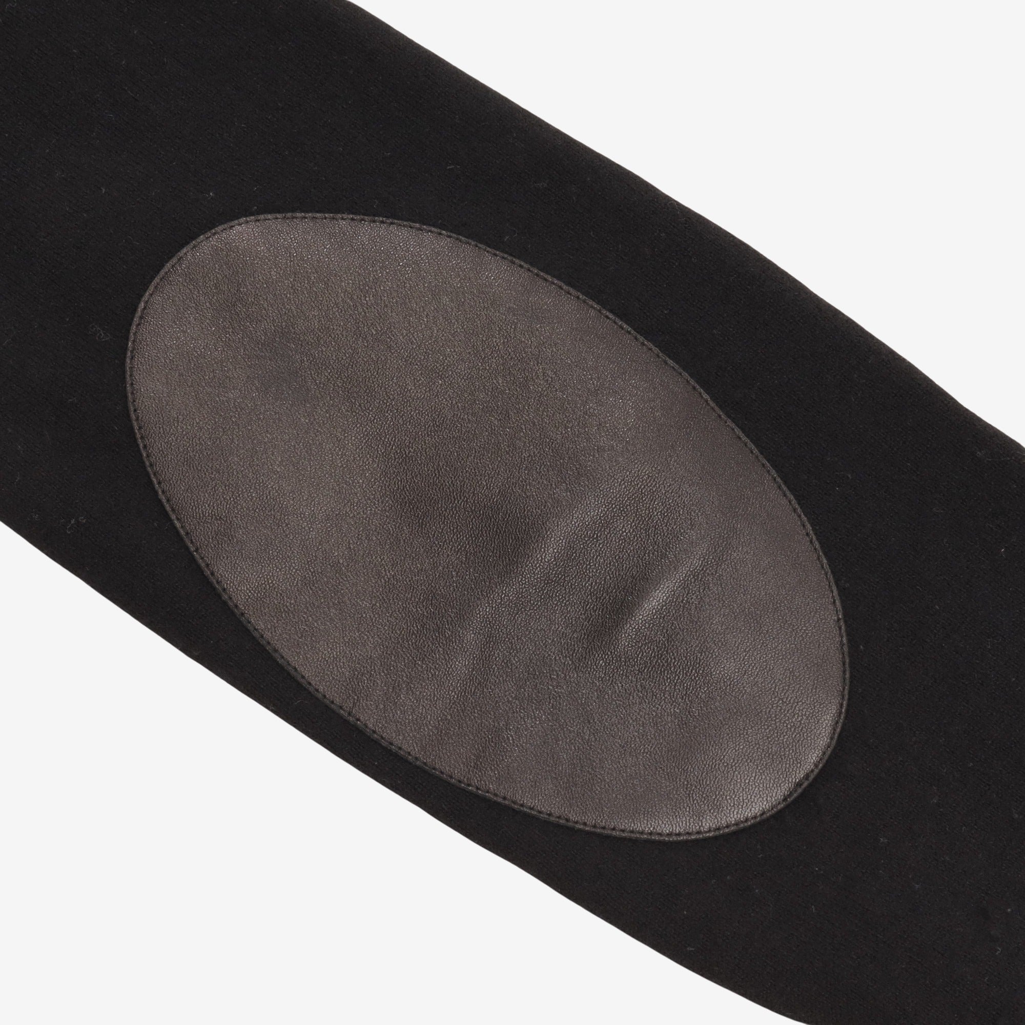 Leather Elbow Patch Sweater