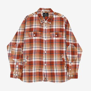 Linen Check Overshirt
