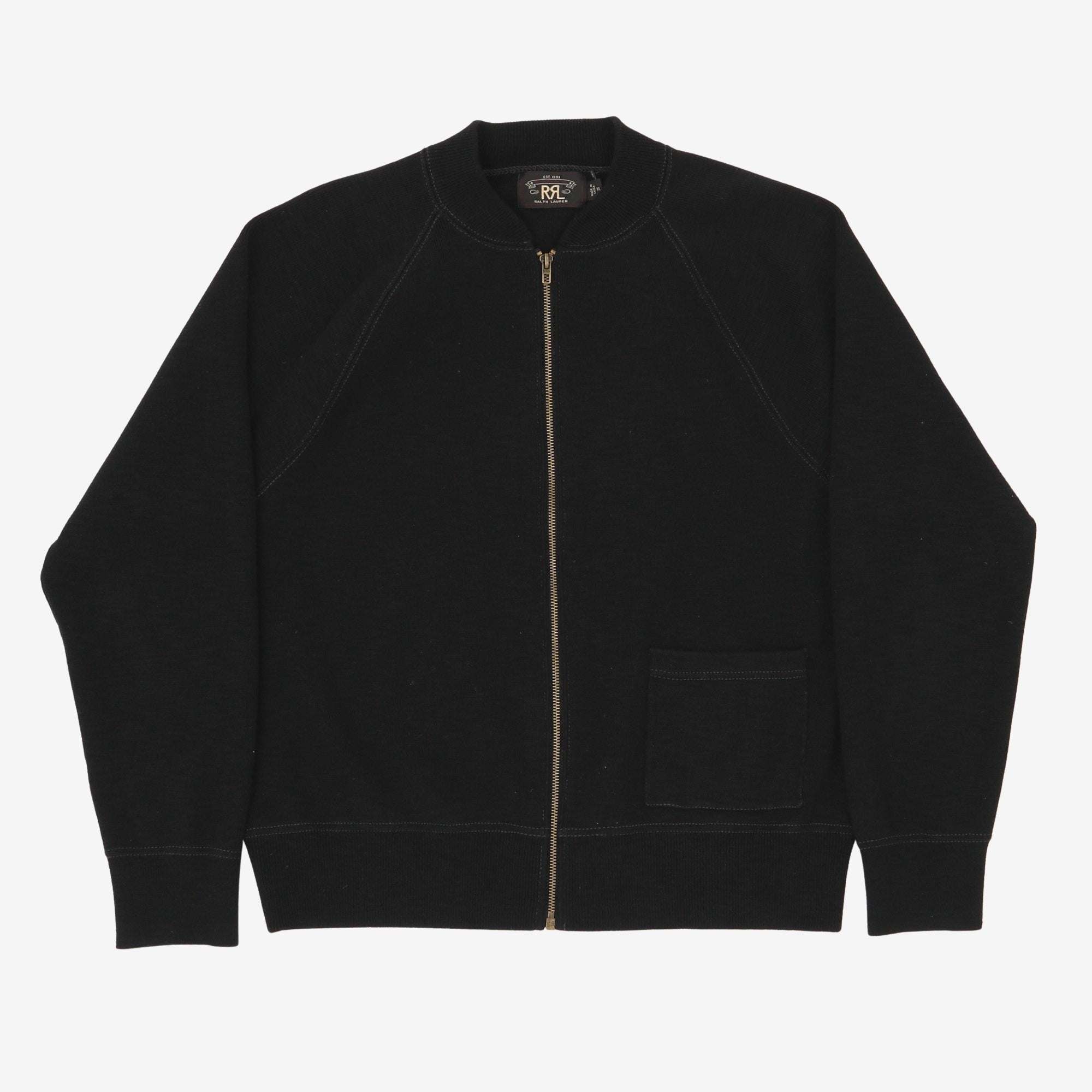 Zip-up Knit Jacket