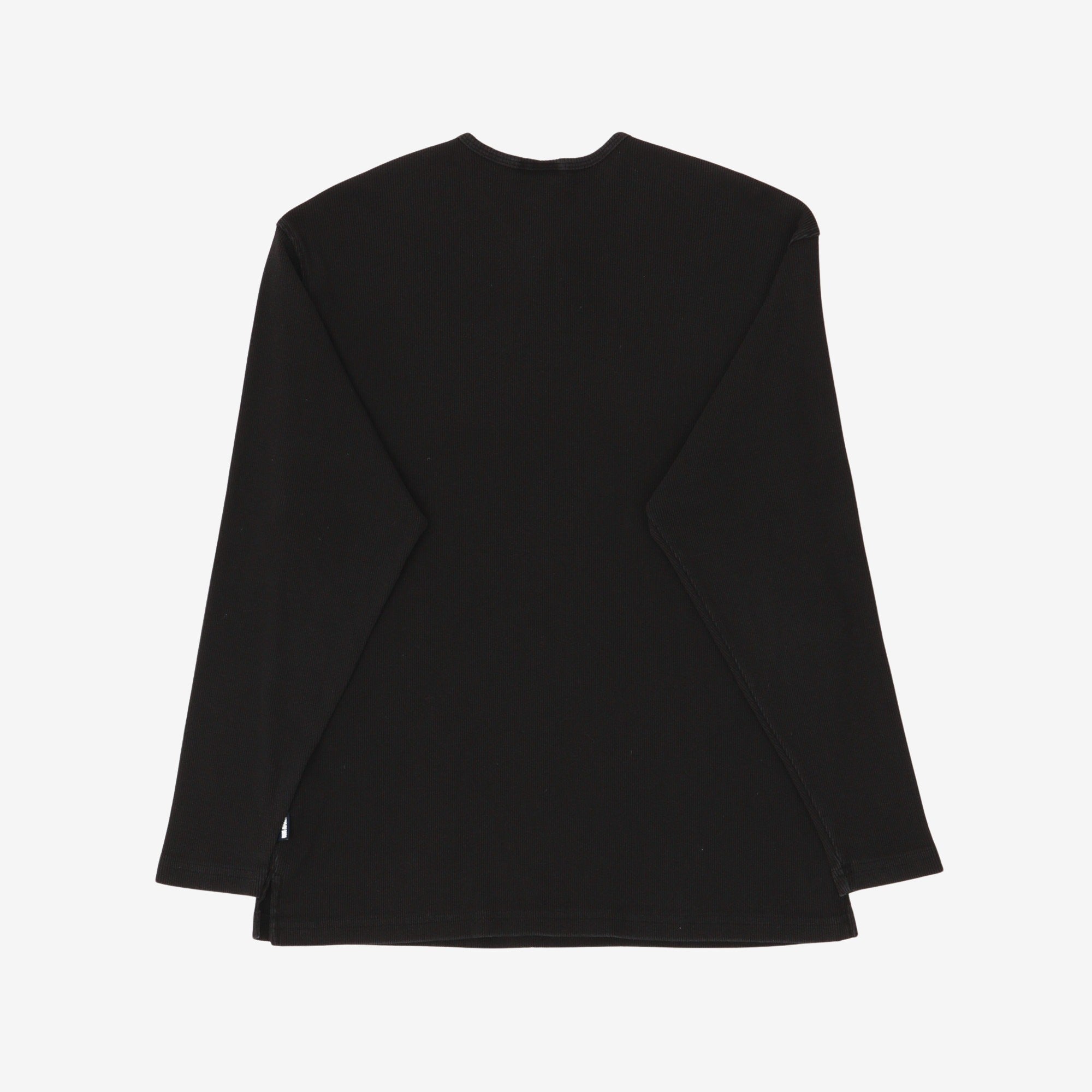 Brooklyn Long Sleeved Ribbed Henley